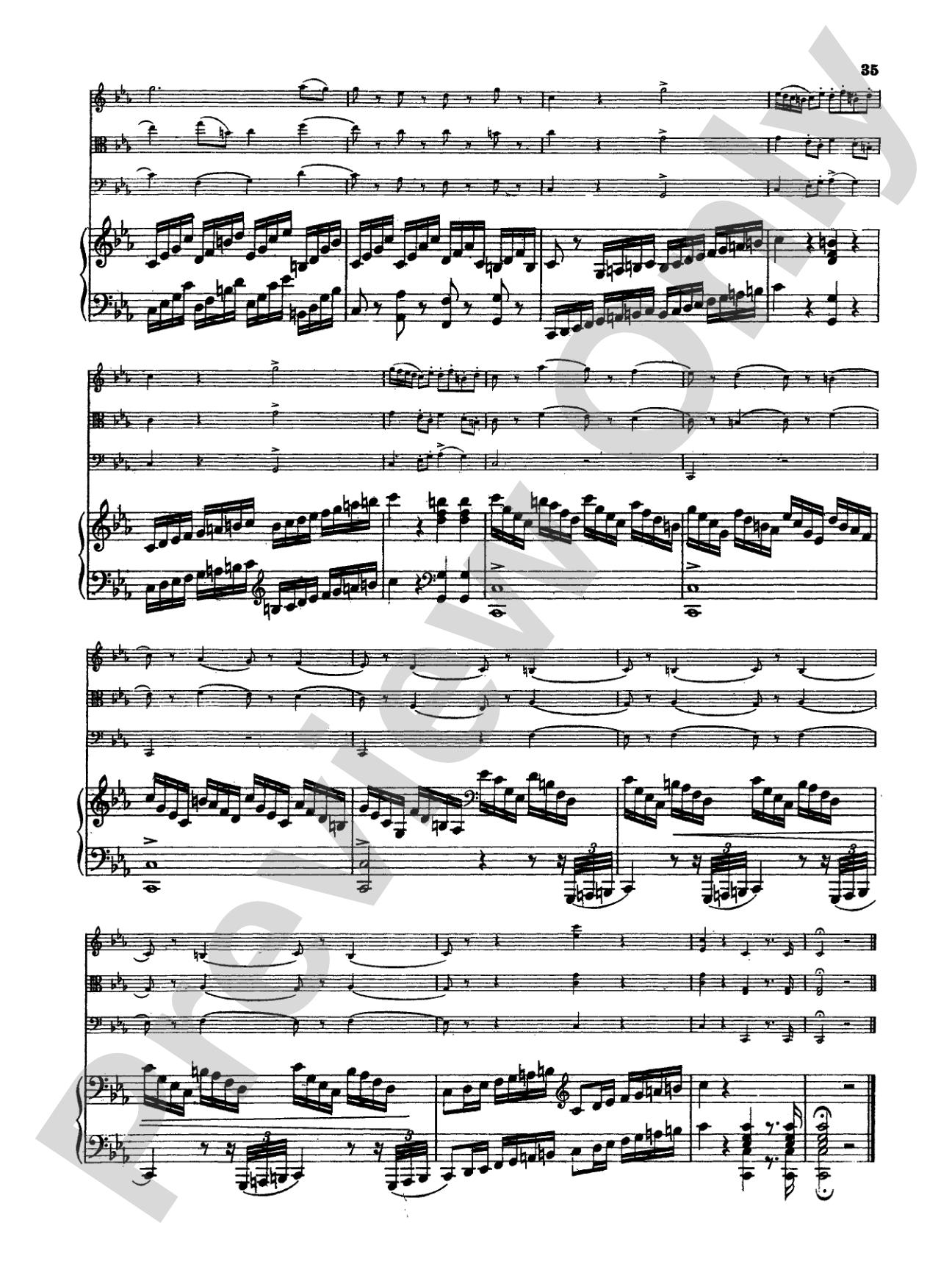 Mendelssohn: Piano Quartet No. 1 in C Minor, Op. 1: Chamber Quartet Book