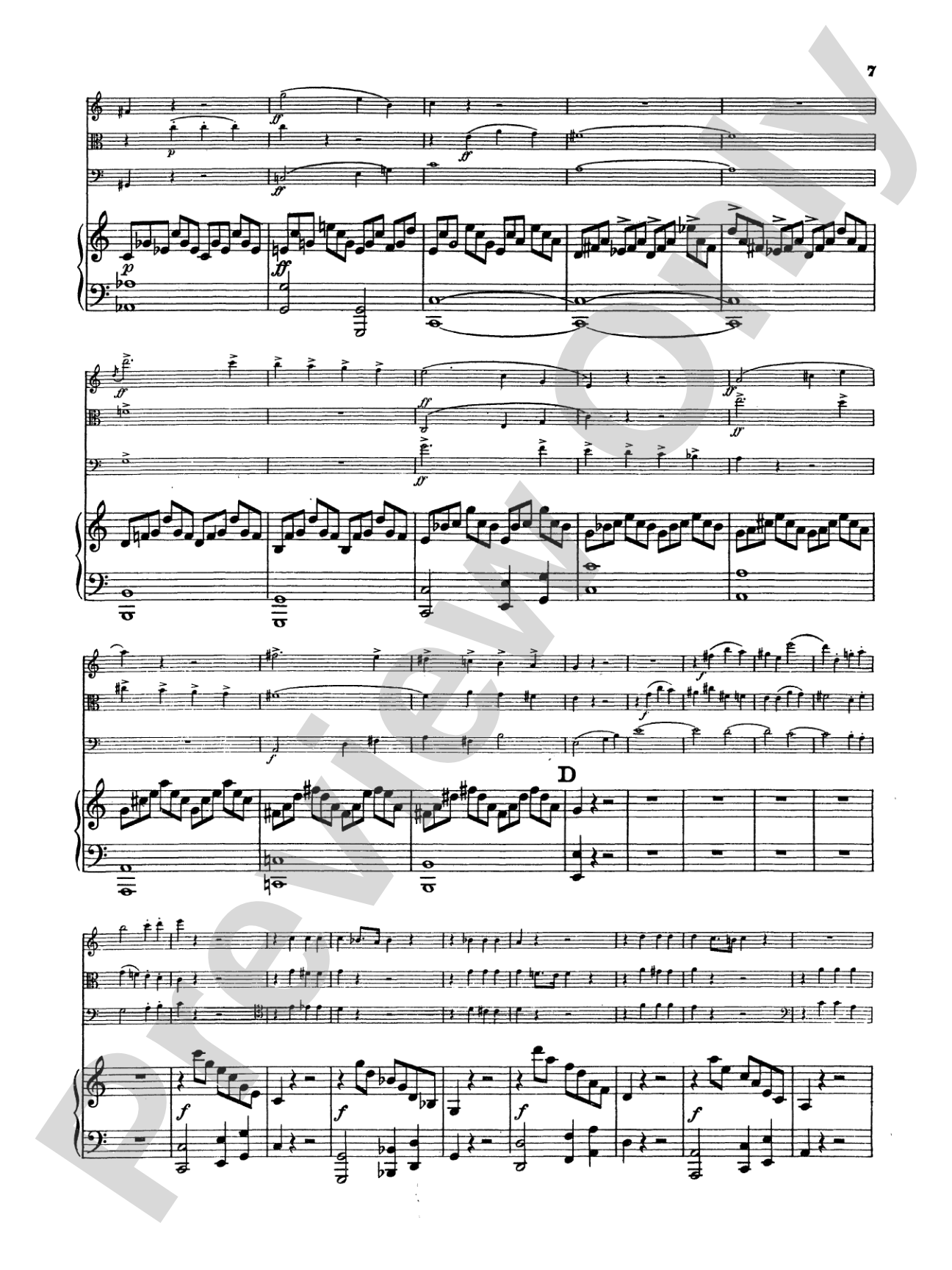 Mendelssohn: Piano Quartet No. 1 in C Minor, Op. 1: Chamber Quartet Book
