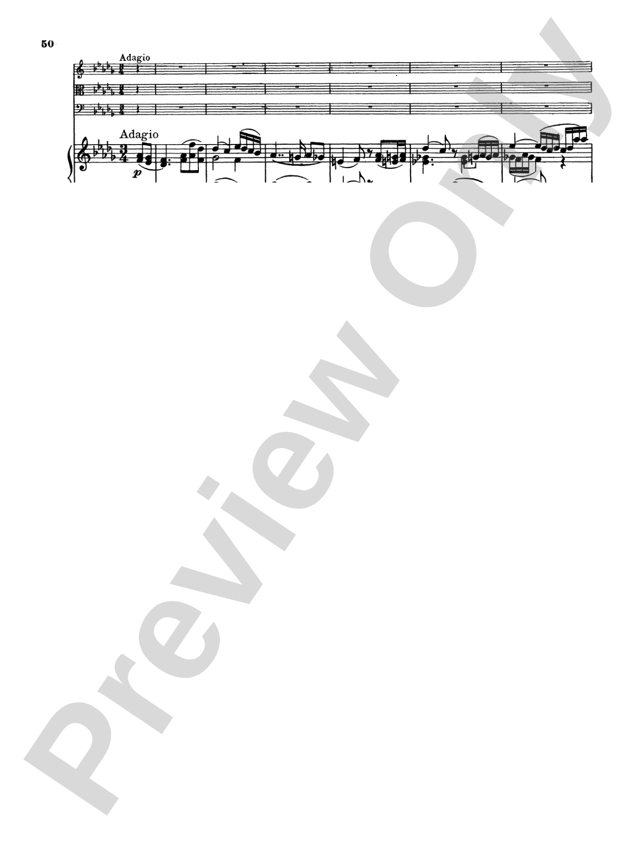 Mendelssohn: Piano Quartet No. 2 in F Minor, Op. 2: Chamber Quartet Book