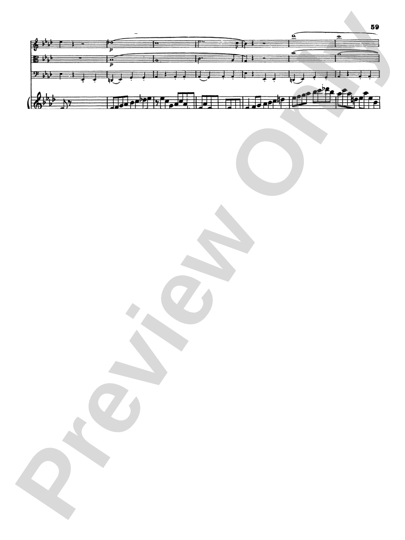 Mendelssohn: Piano Quartet No. 2 in F Minor, Op. 2: Chamber Quartet Book