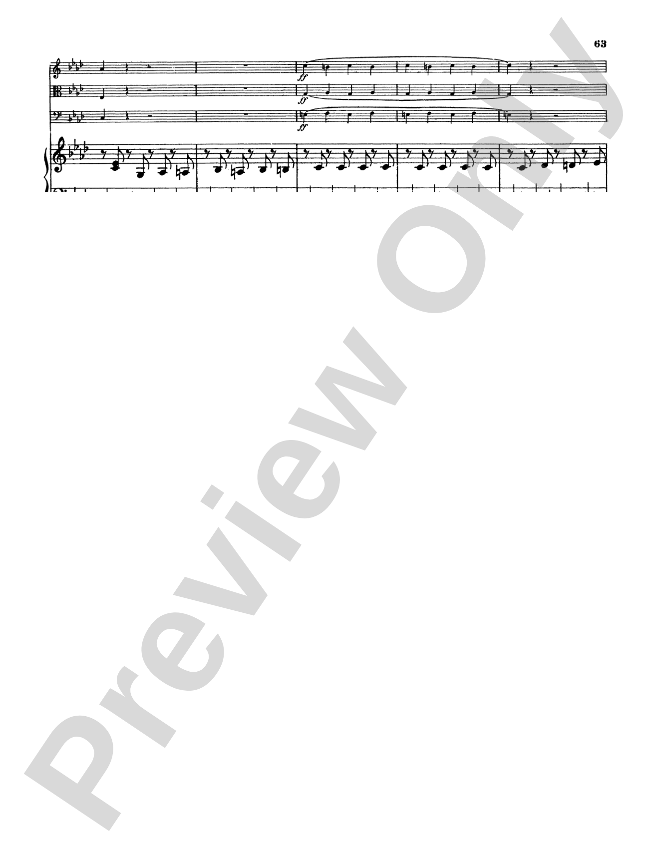 Mendelssohn: Piano Quartet No. 2 in F Minor, Op. 2: Chamber Quartet Book