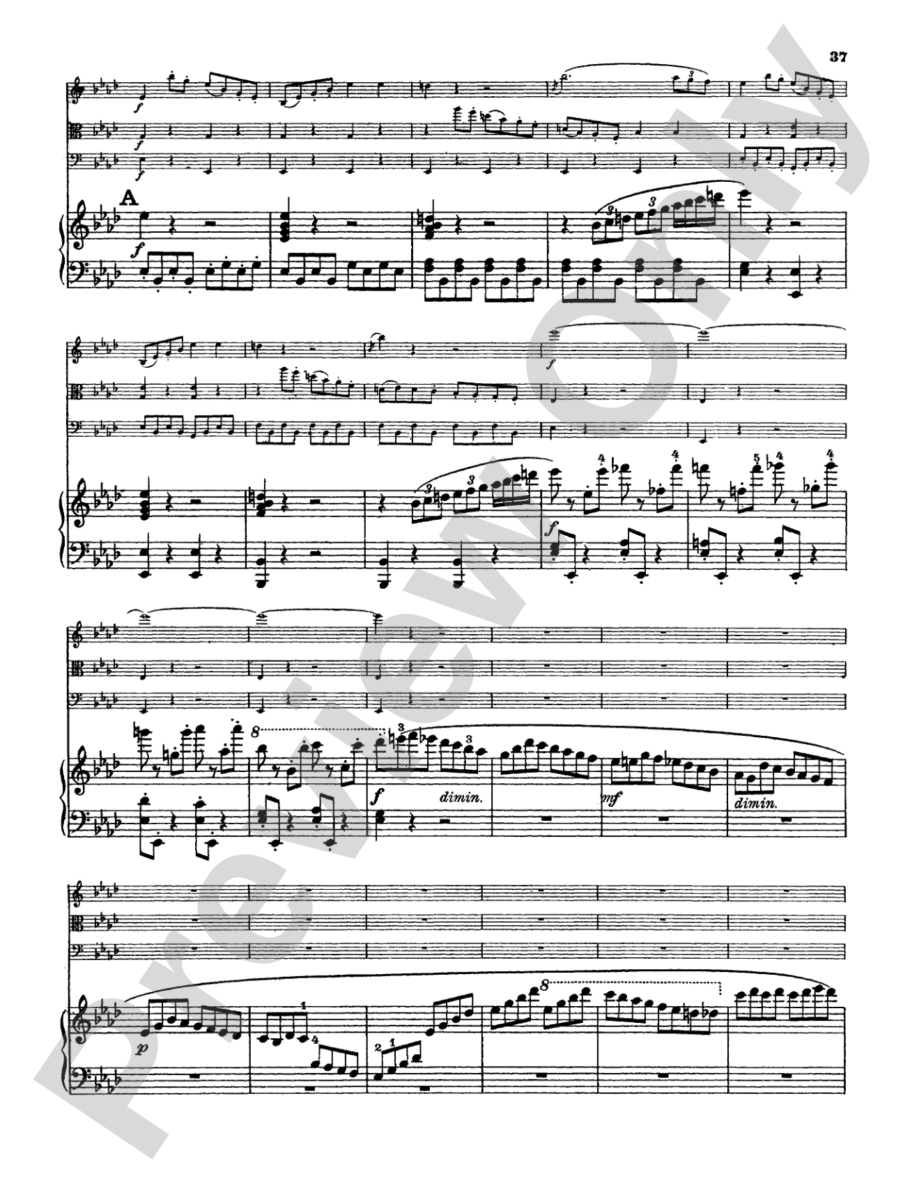 Mendelssohn: Piano Quartet No. 2 in F Minor, Op. 2: Chamber Quartet Book