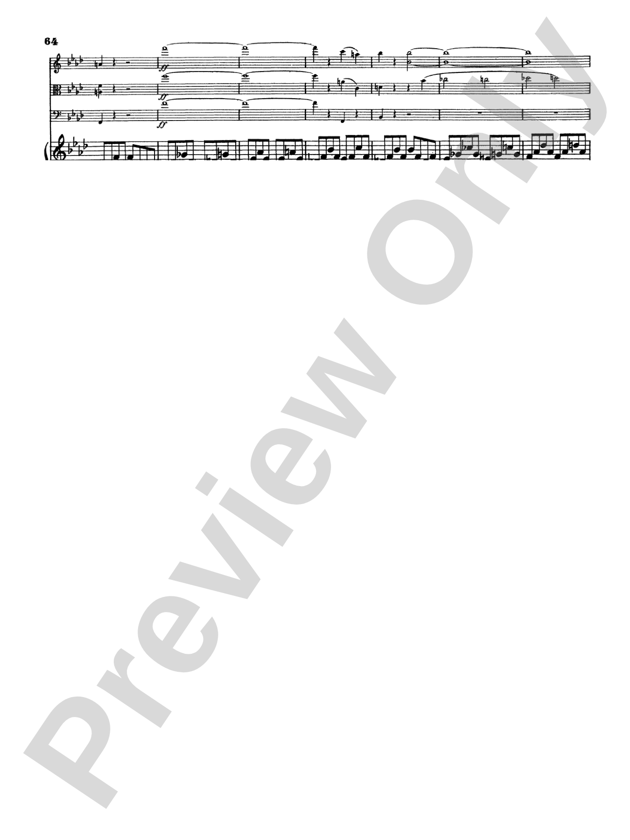 Mendelssohn: Piano Quartet No. 2 in F Minor, Op. 2: Chamber Quartet Book