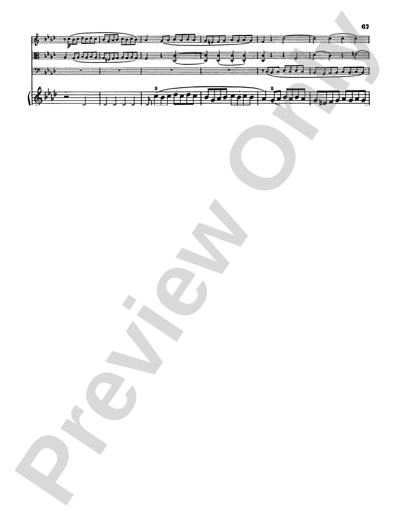 Mendelssohn: Piano Quartet No. 2 in F Minor, Op. 2: Chamber Quartet Book