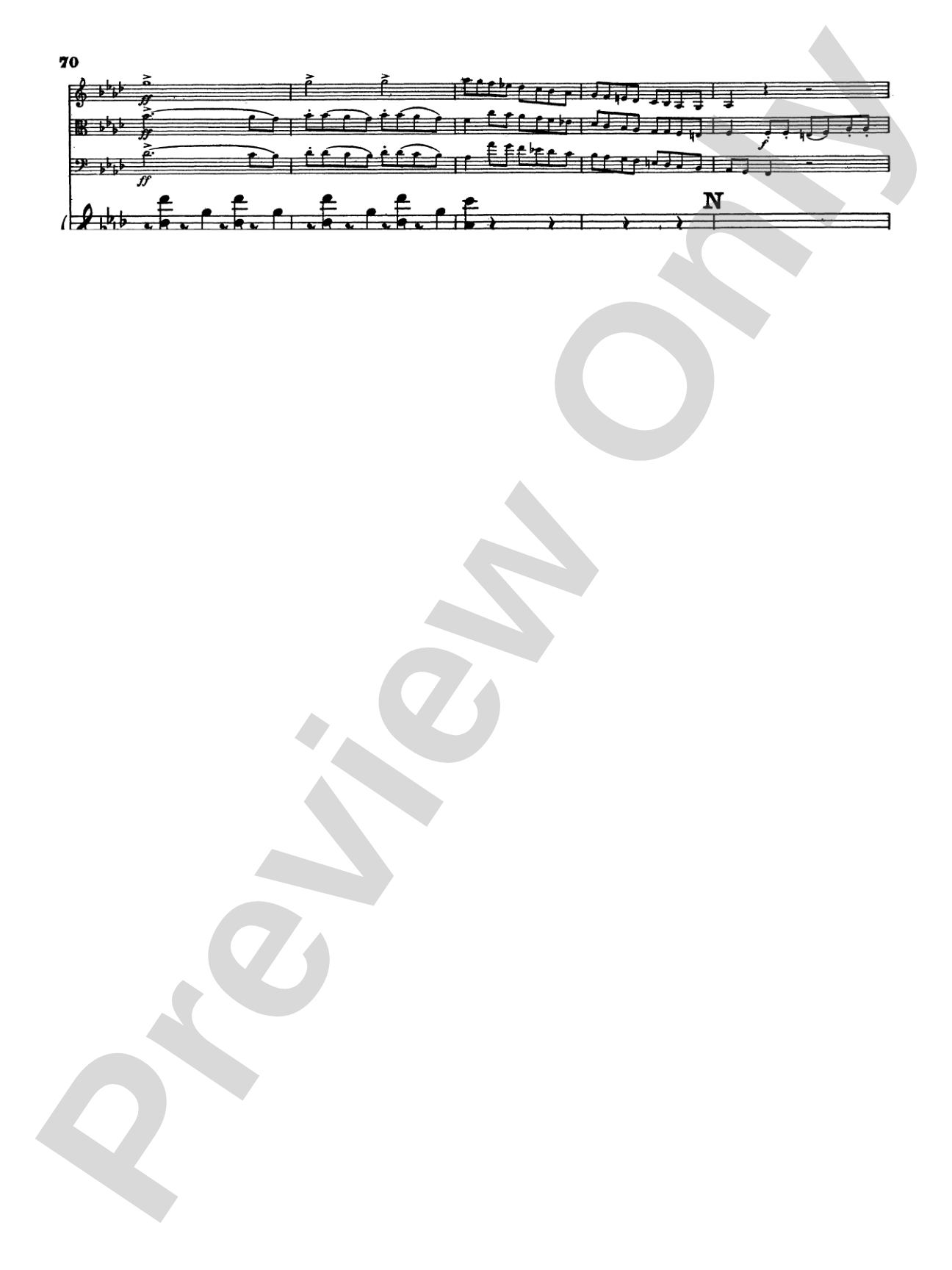 Mendelssohn: Piano Quartet No. 2 in F Minor, Op. 2: Chamber Quartet Book