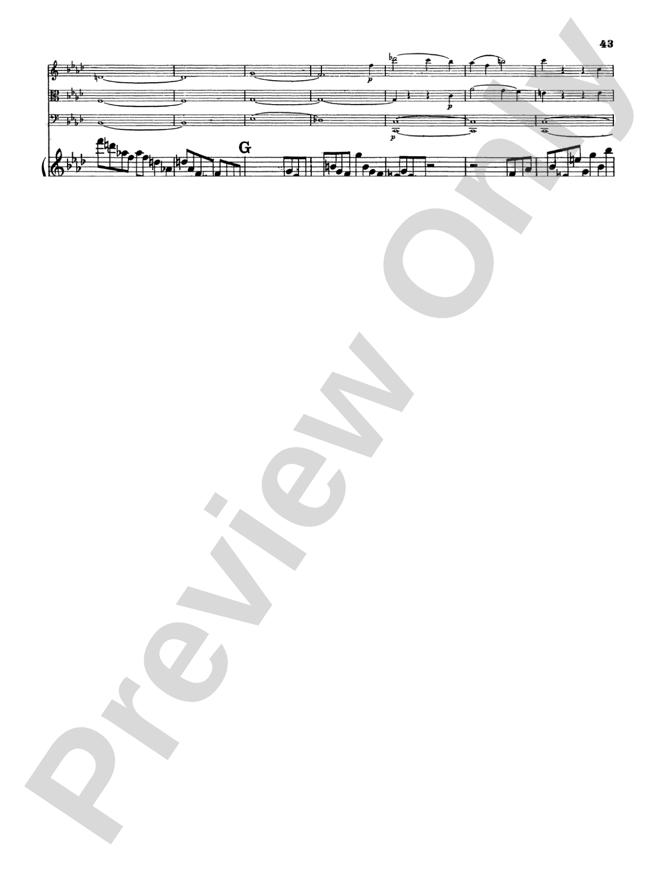 Mendelssohn: Piano Quartet No. 2 in F Minor, Op. 2: Chamber Quartet Book