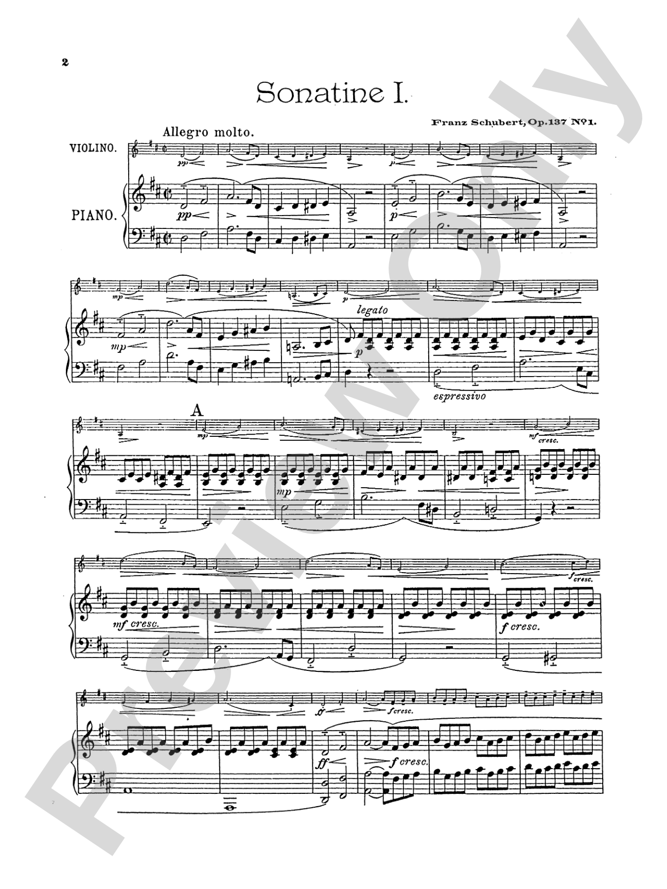 Schubert: Three Sonatas, Op. 137