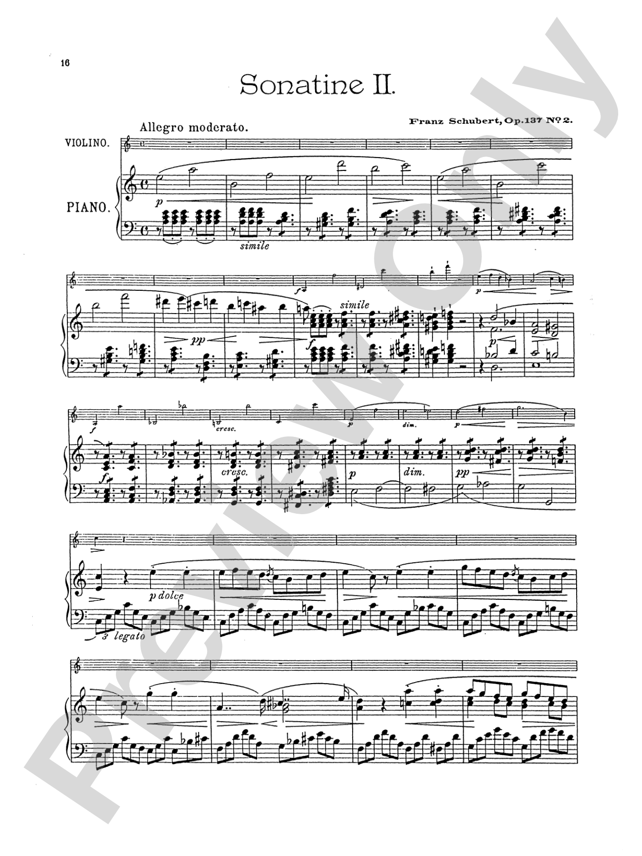 Schubert: Three Sonatas, Op. 137