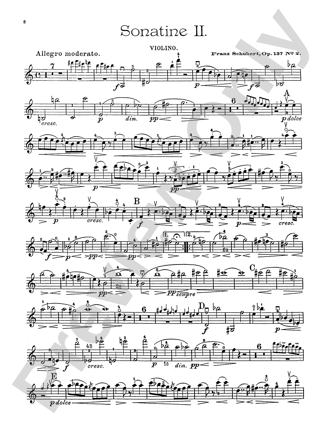 Schubert: Three Sonatas, Op. 137
