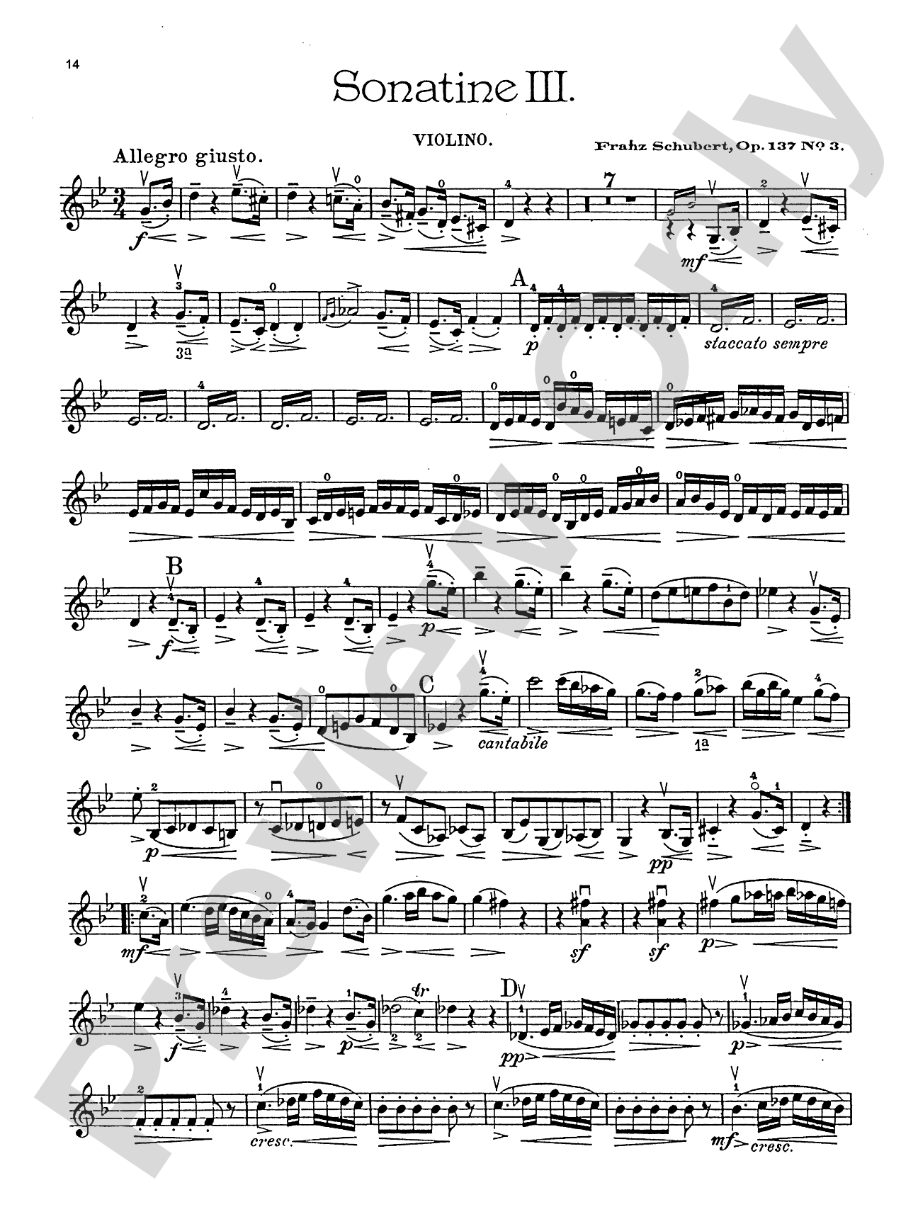 Schubert: Three Sonatas, Op. 137