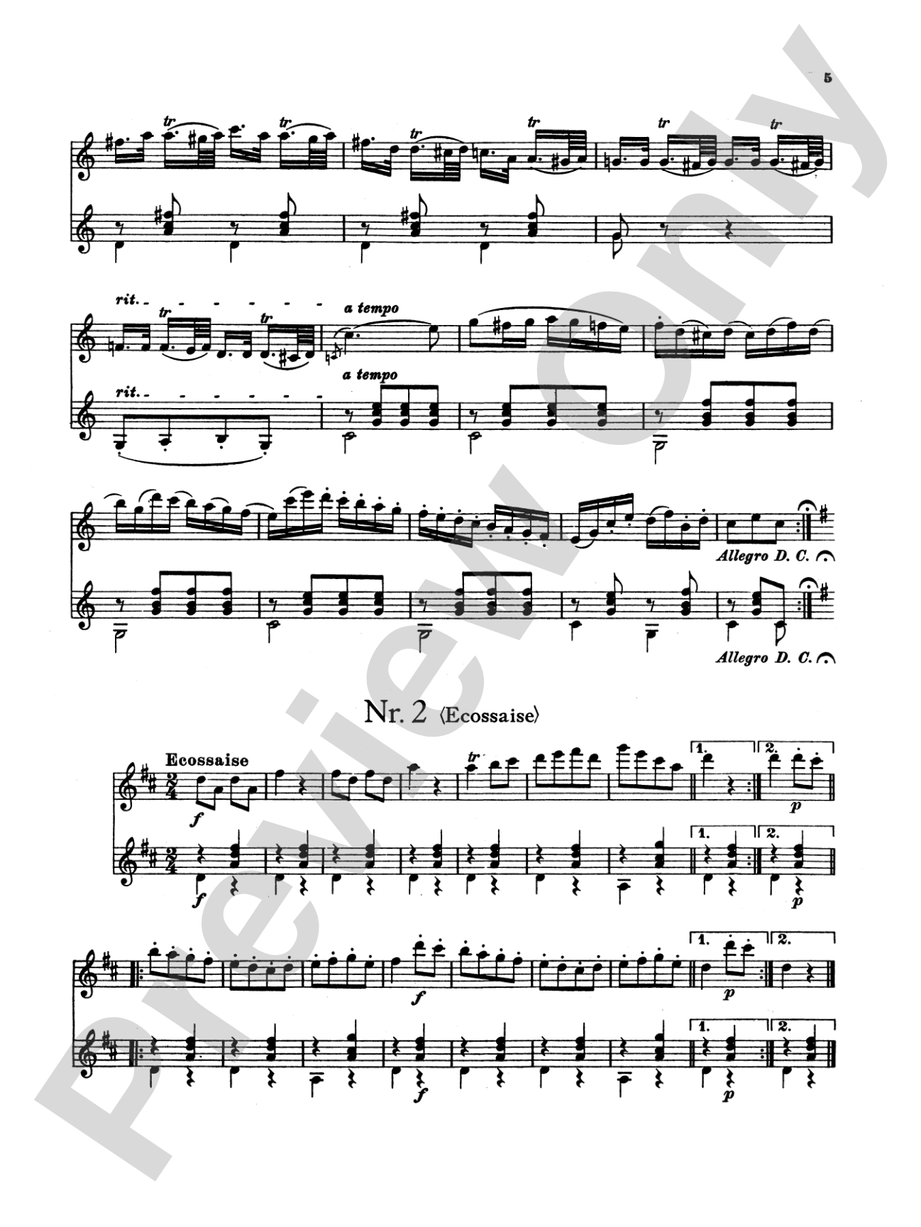 Furstenau: Twelve Original Compositions, Op. 34: Guitar Book