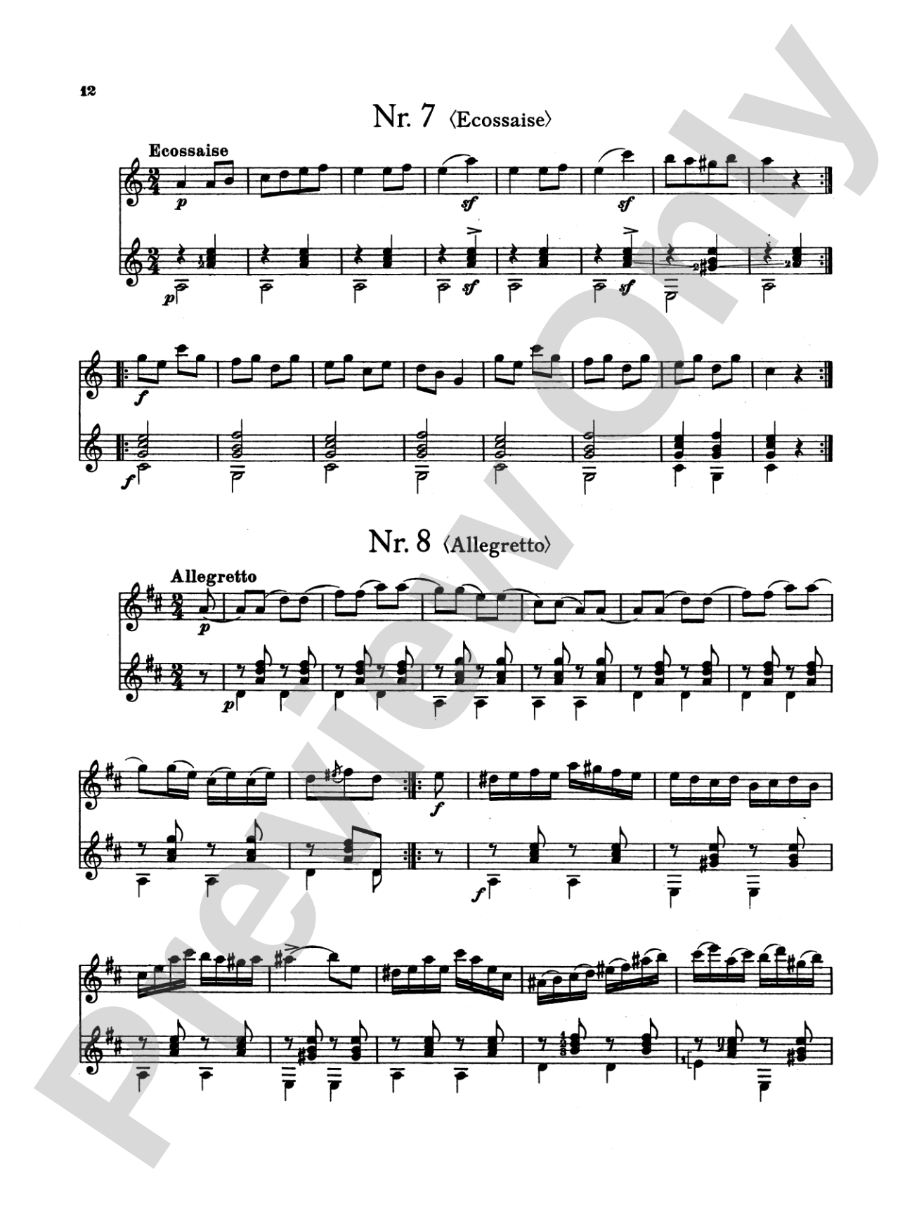 Furstenau: Twelve Original Compositions, Op. 34