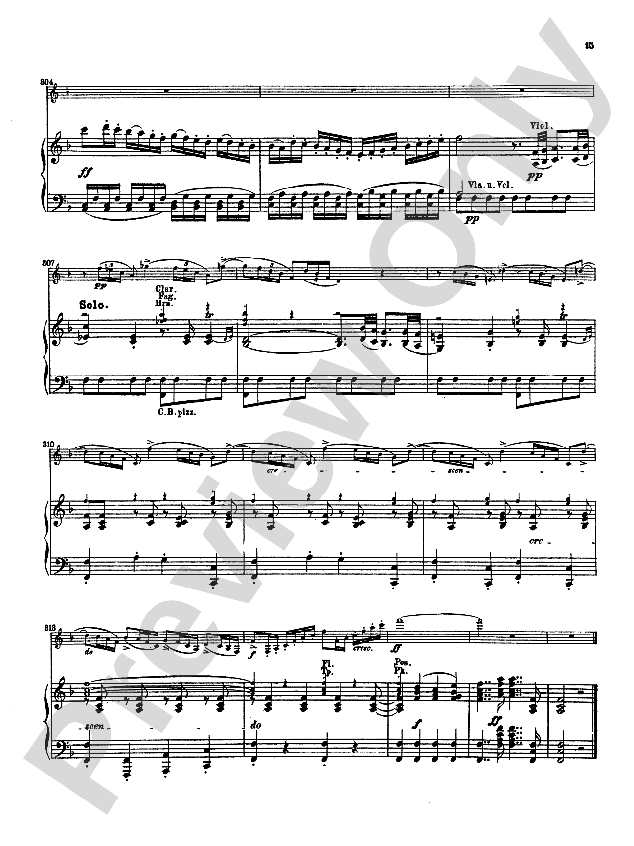 Spohr: Concerto No. 3: Clarinet Part(s)