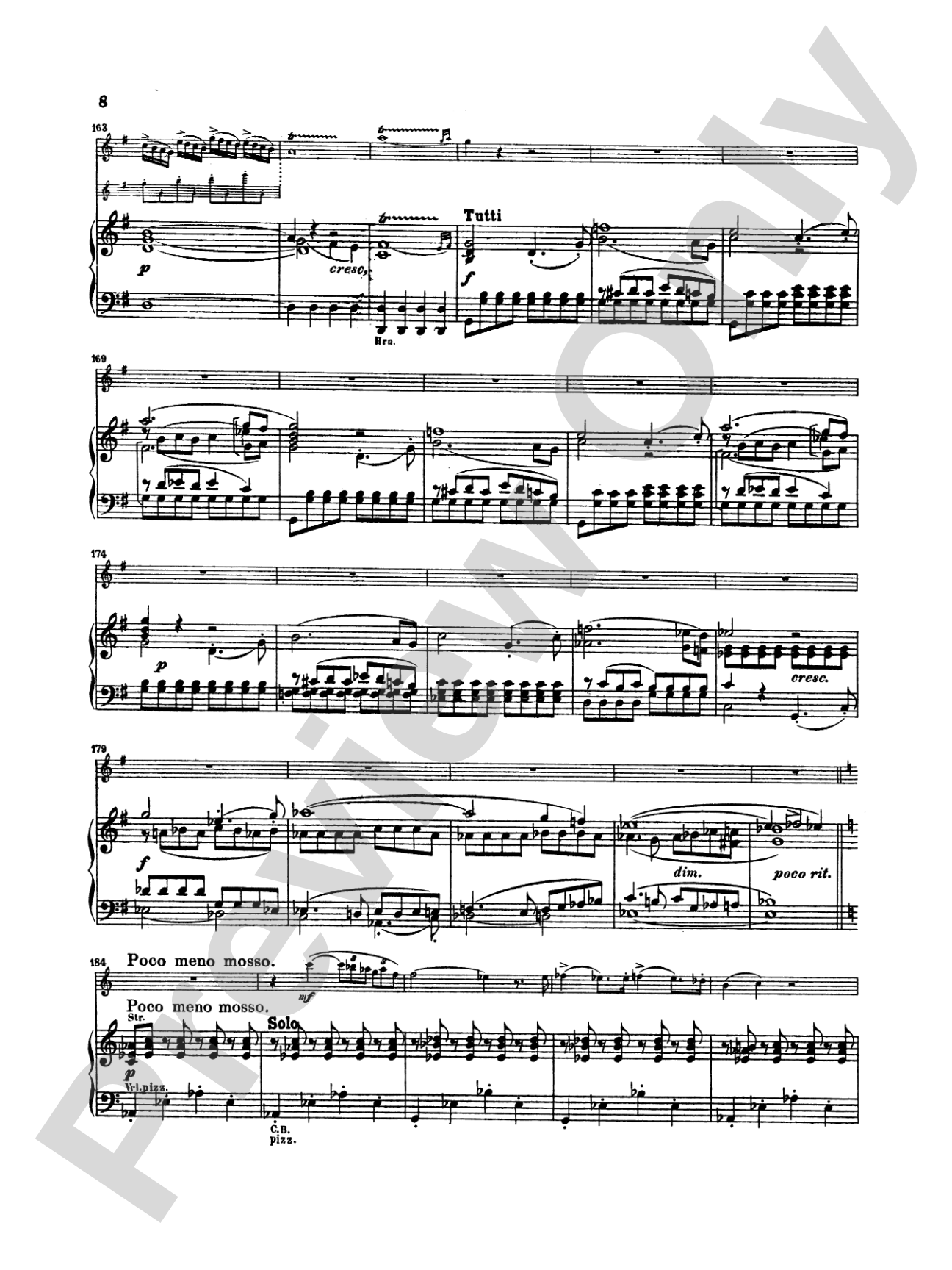 Spohr: Concerto No. 4 in E Minor: Clarinet Part(s)