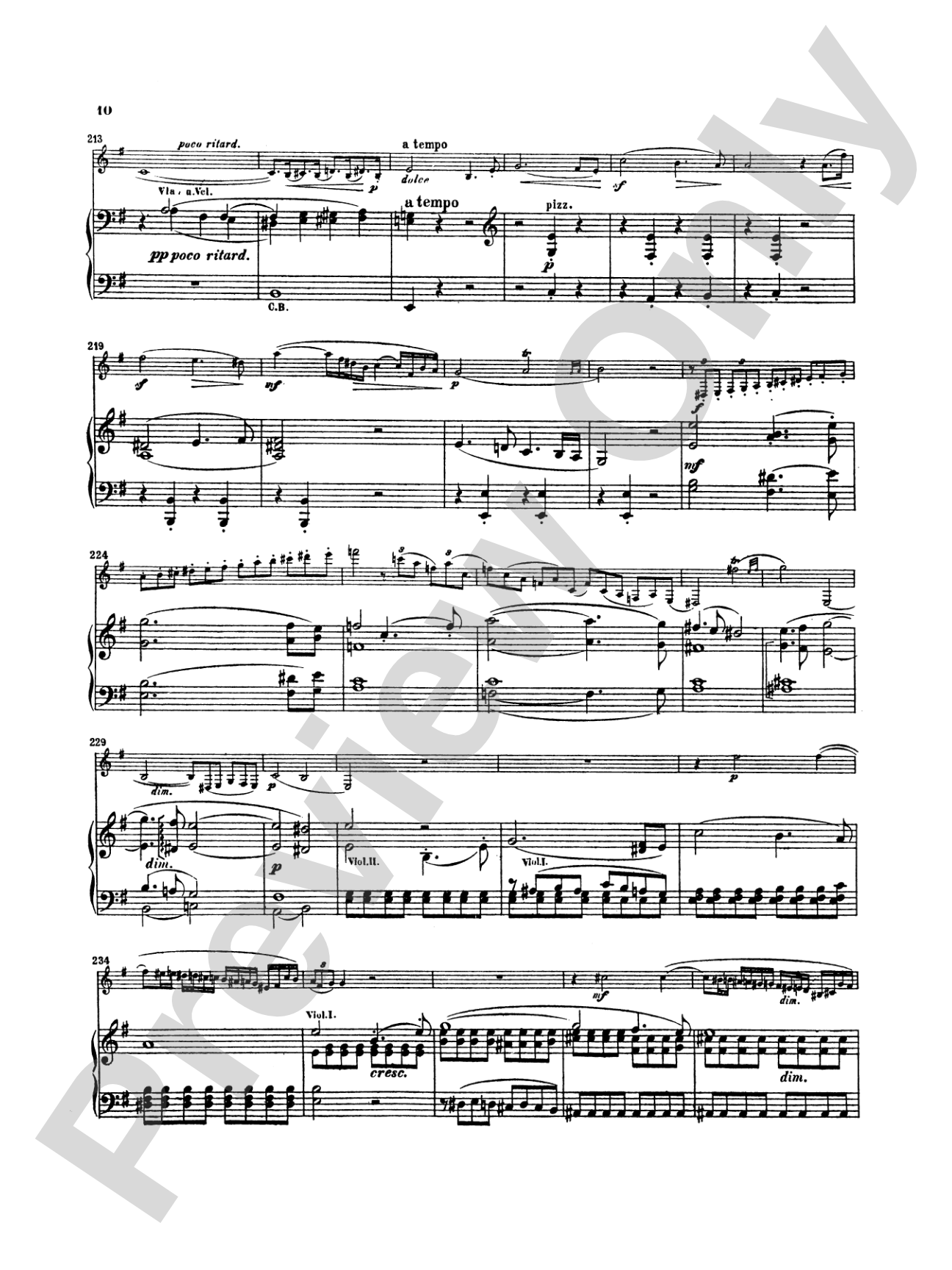 Spohr: Concerto No. 4 in E Minor: Clarinet Part(s)