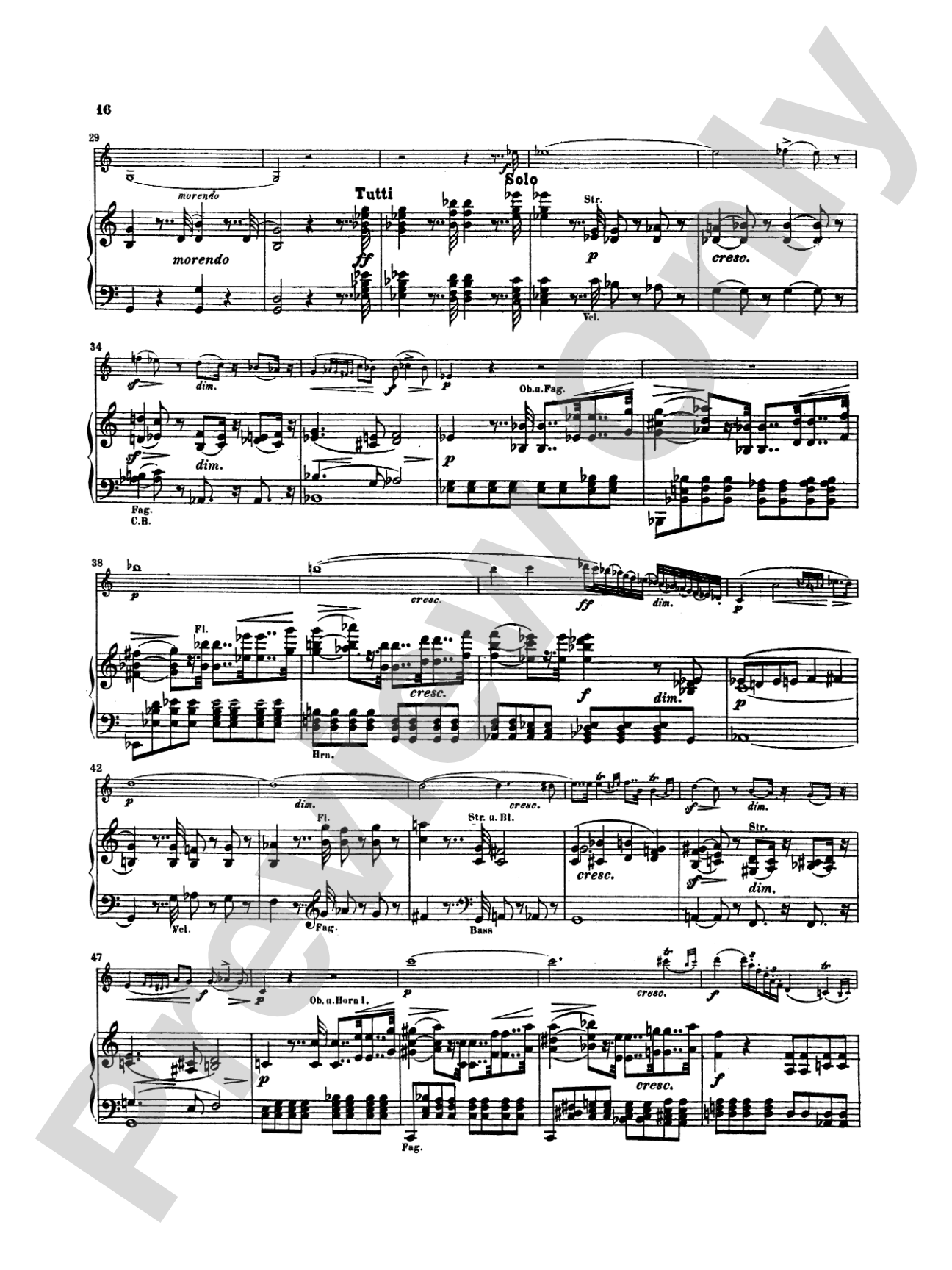 Spohr: Concerto No. 4 in E Minor: Clarinet Part(s)