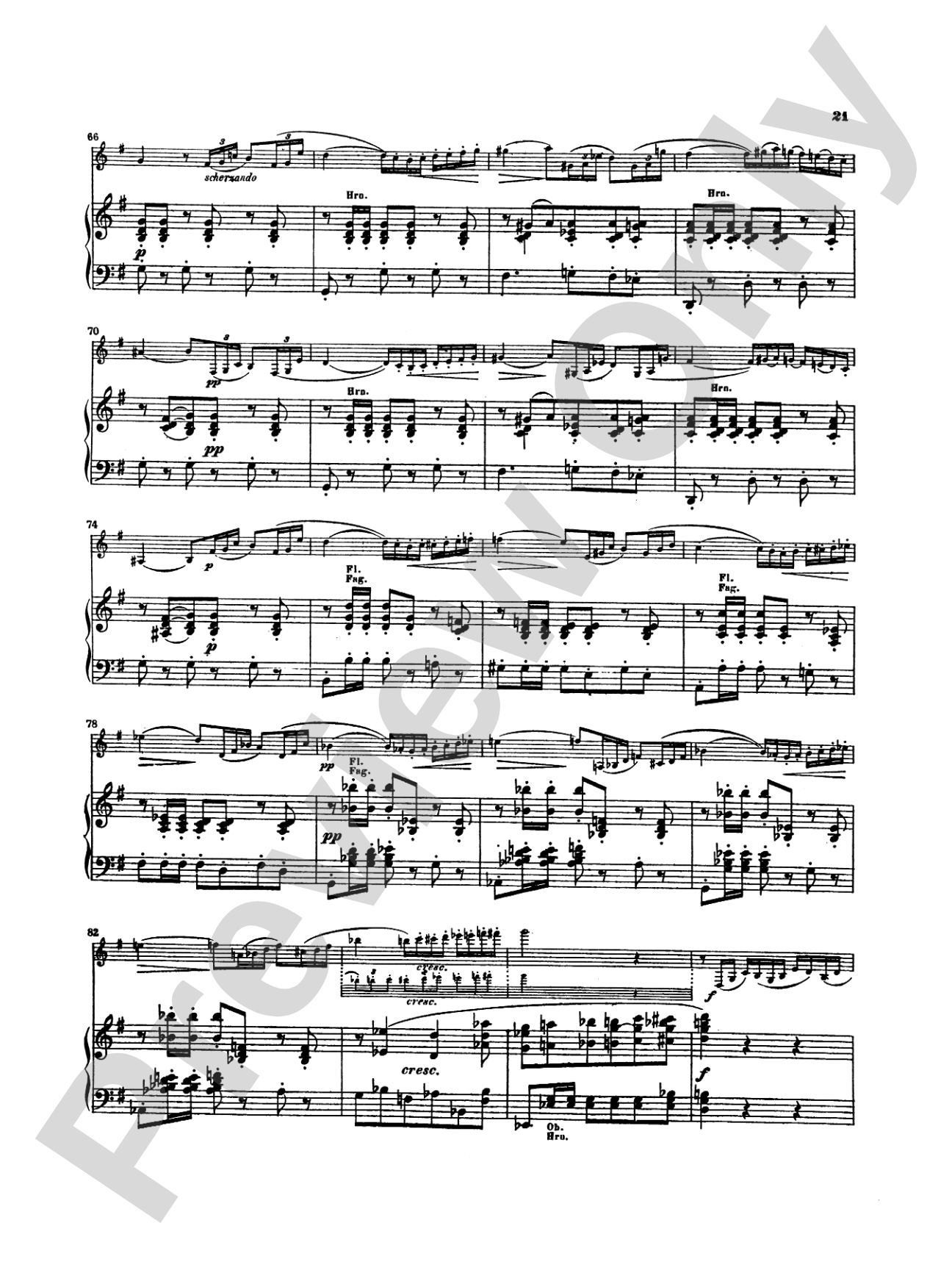 Spohr: Concerto No. 4 in E Minor: Clarinet Part(s)