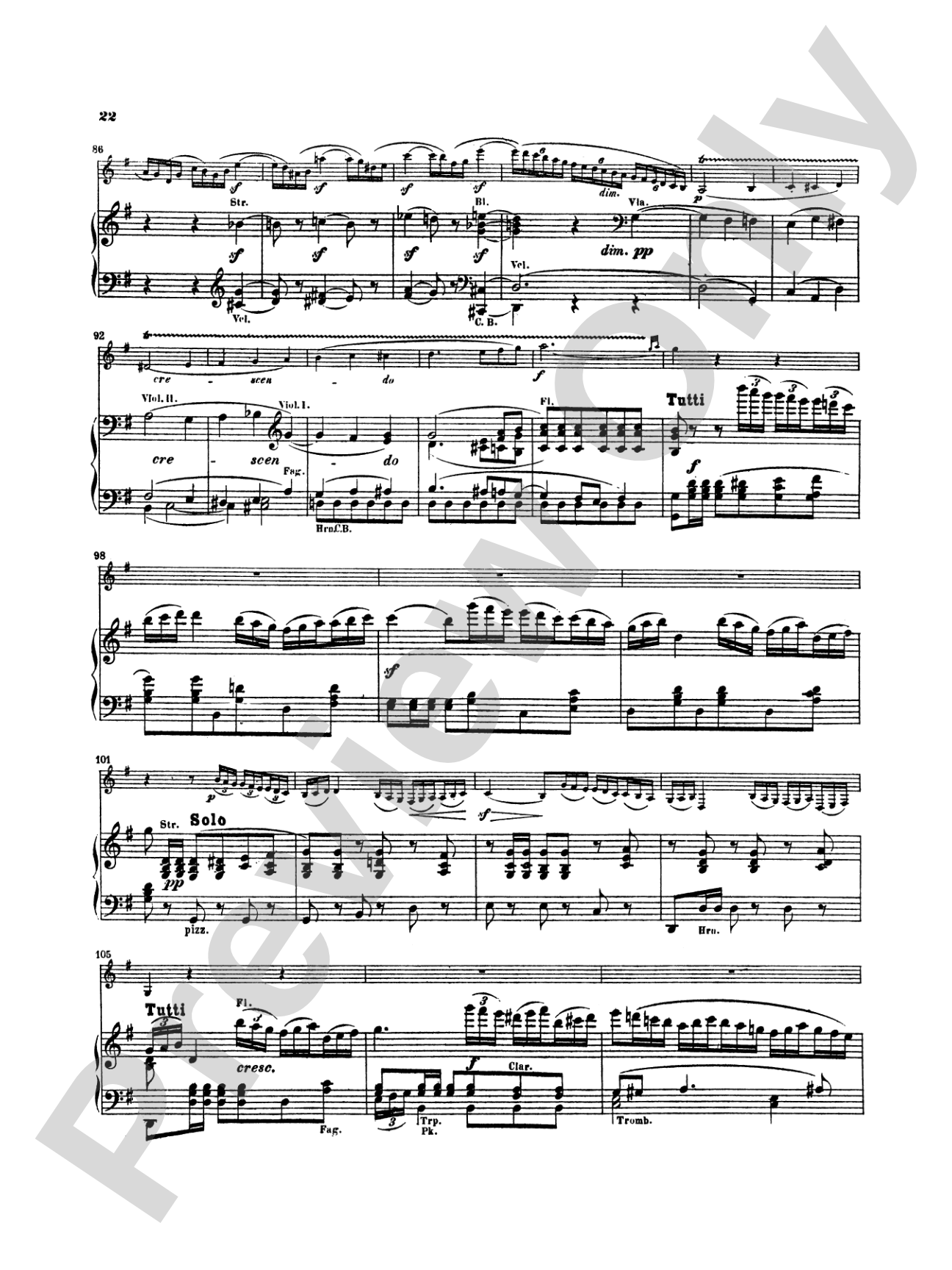 Spohr: Concerto No. 4 in E Minor: Clarinet Part(s)