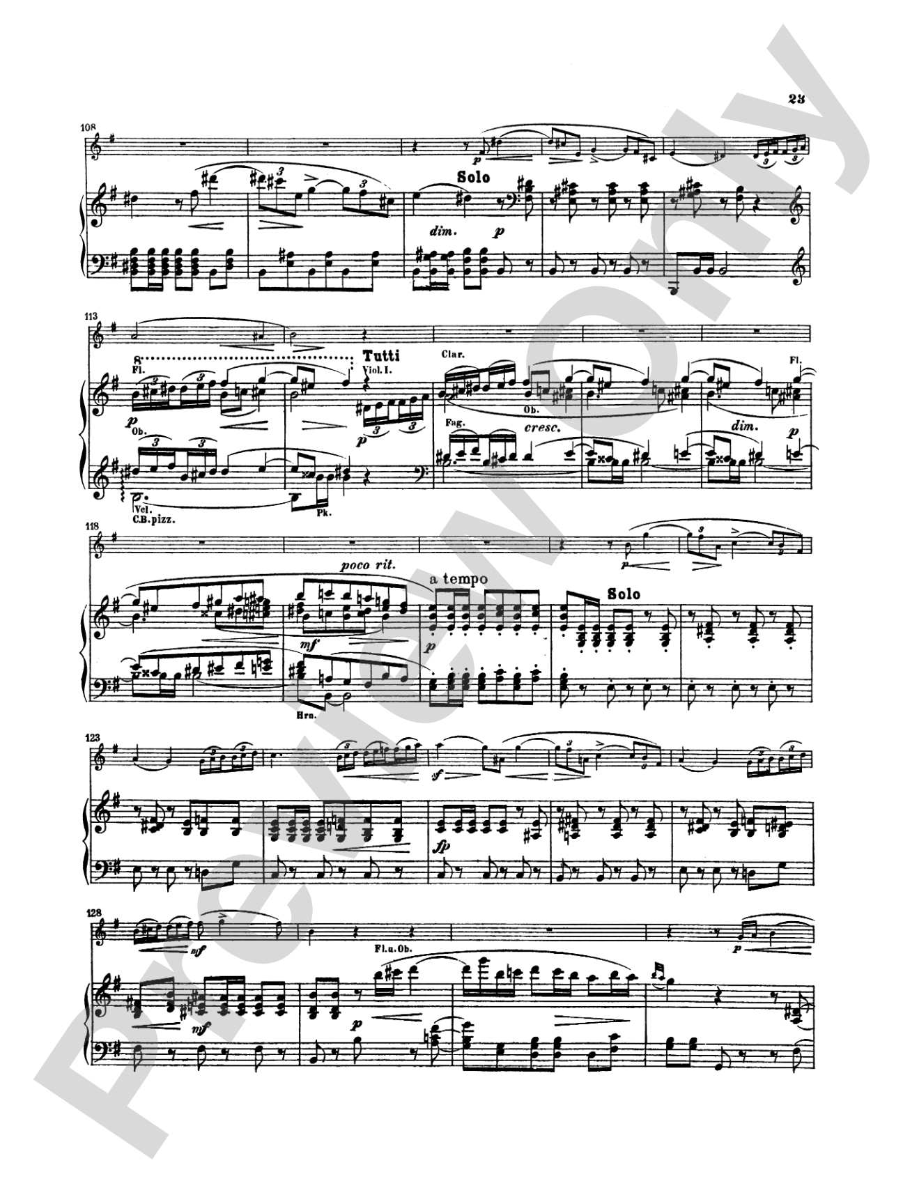 Spohr: Concerto No. 4 in E Minor: Clarinet Part(s)