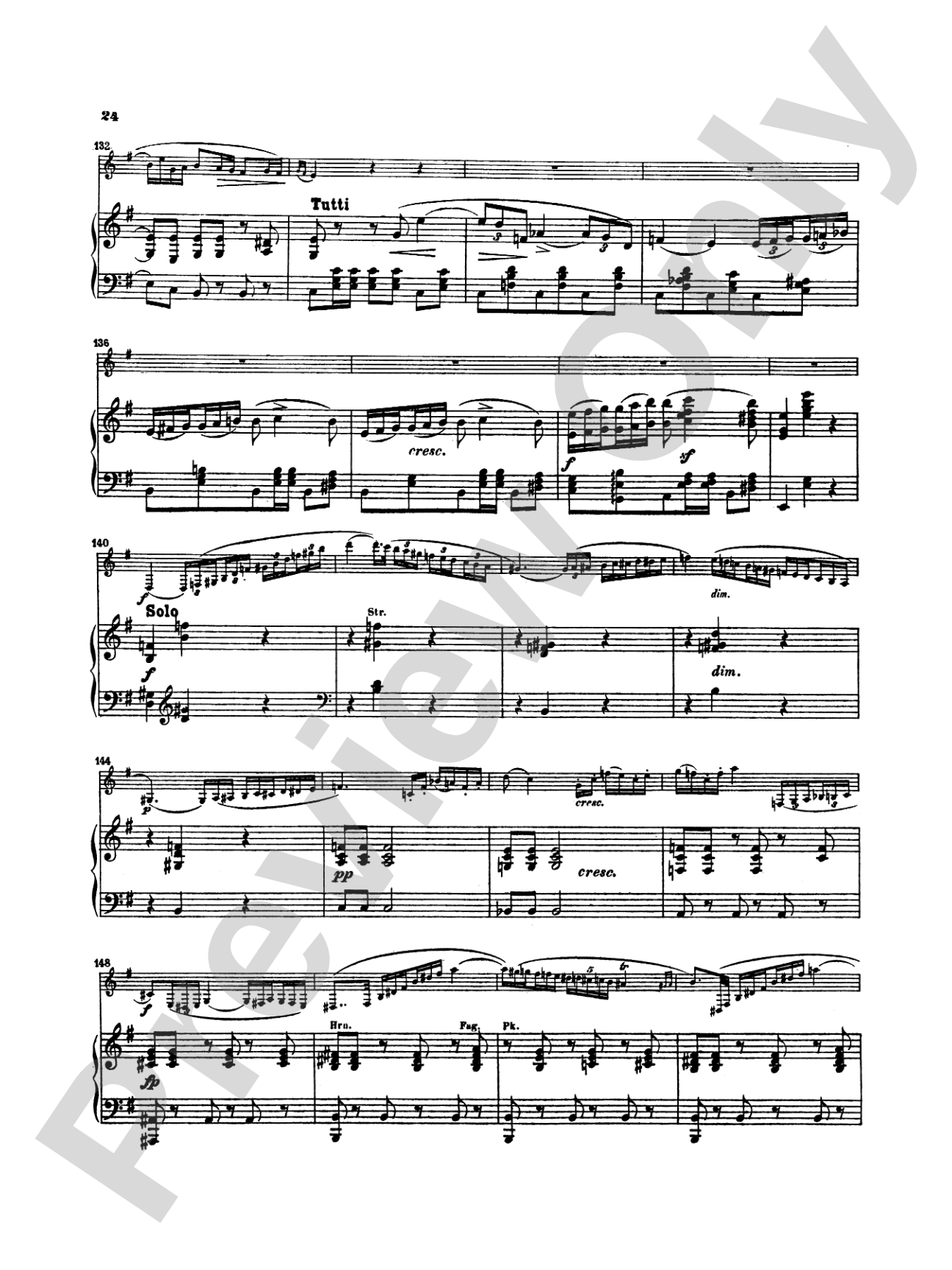 Spohr: Concerto No. 4 in E Minor: Clarinet Part(s)