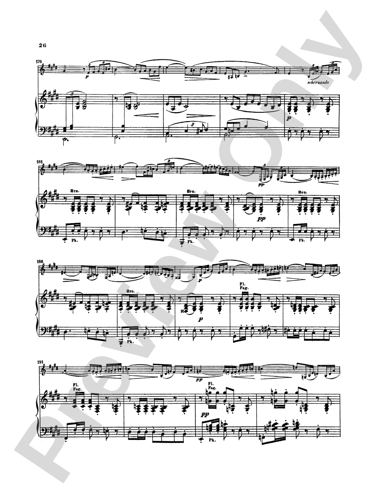 Spohr: Concerto No. 4 in E Minor: Clarinet Part(s)