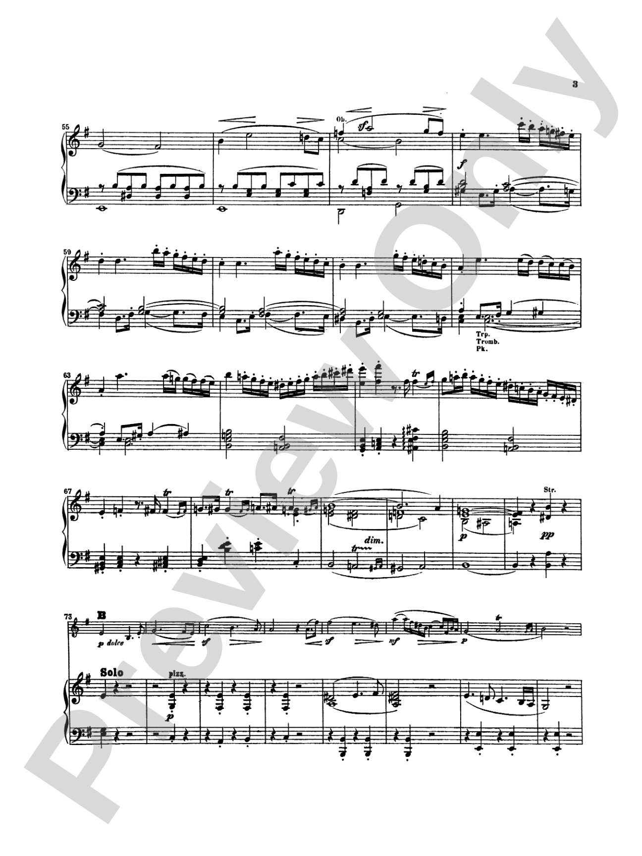 Spohr: Concerto No. 4 in E Minor: Clarinet Part(s)