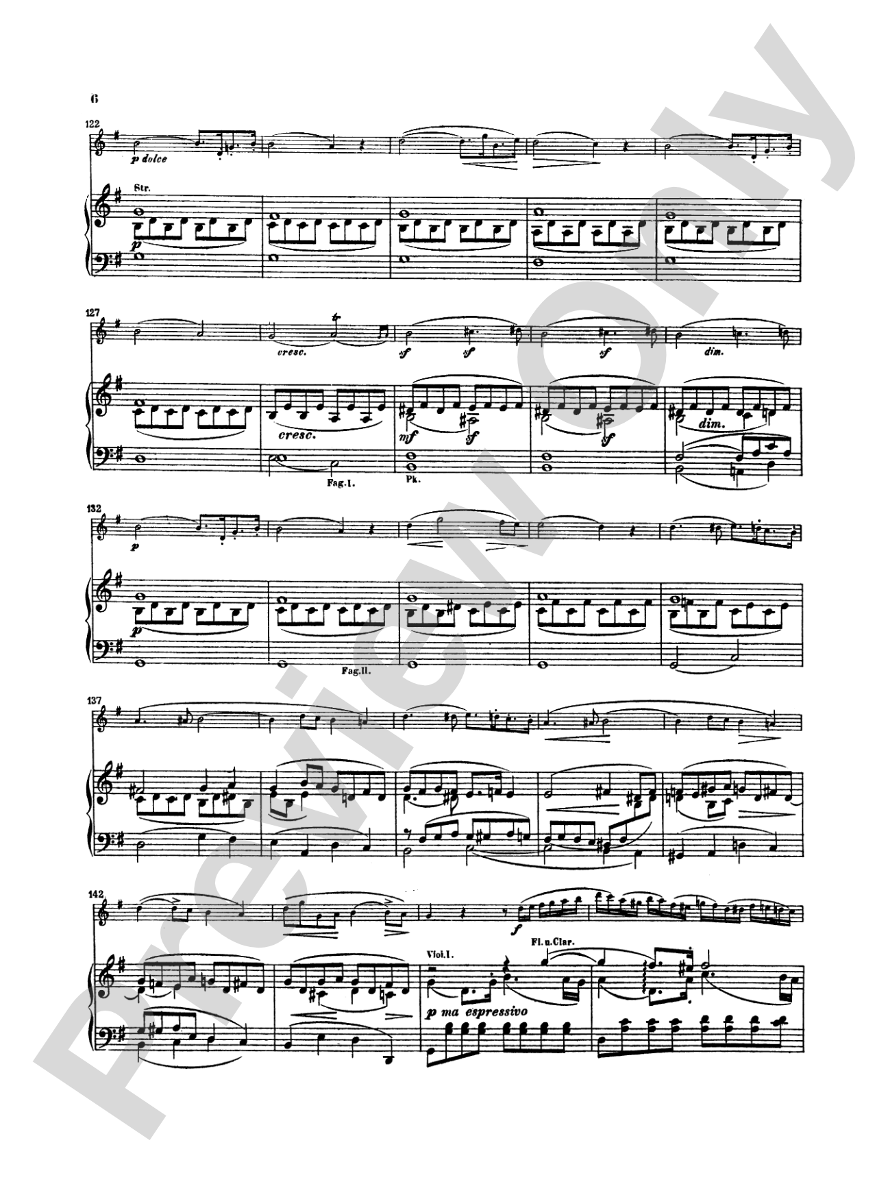 Spohr: Concerto No. 4 in E Minor: Clarinet Part(s)