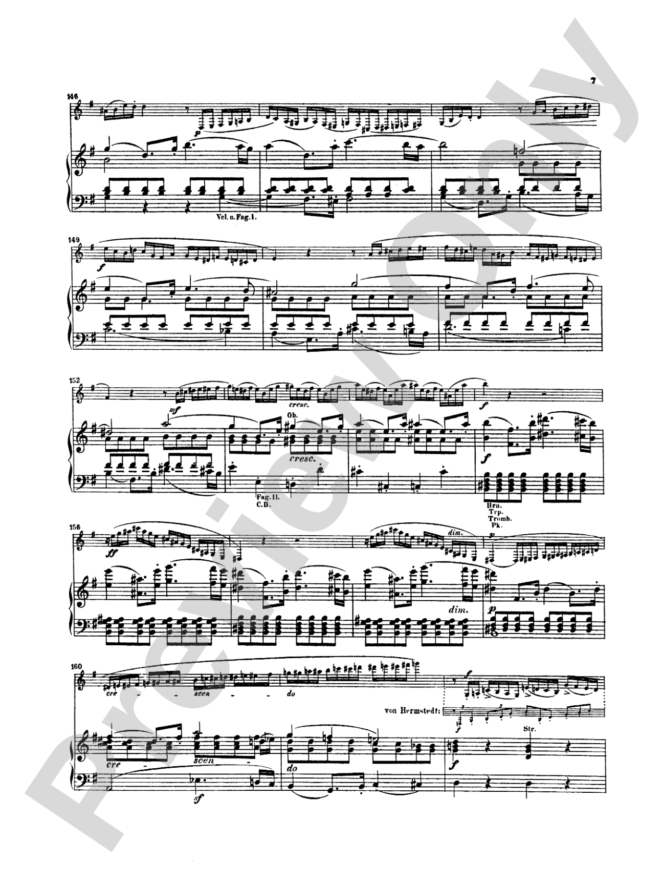 Spohr: Concerto No. 4 in E Minor: Clarinet Part(s)