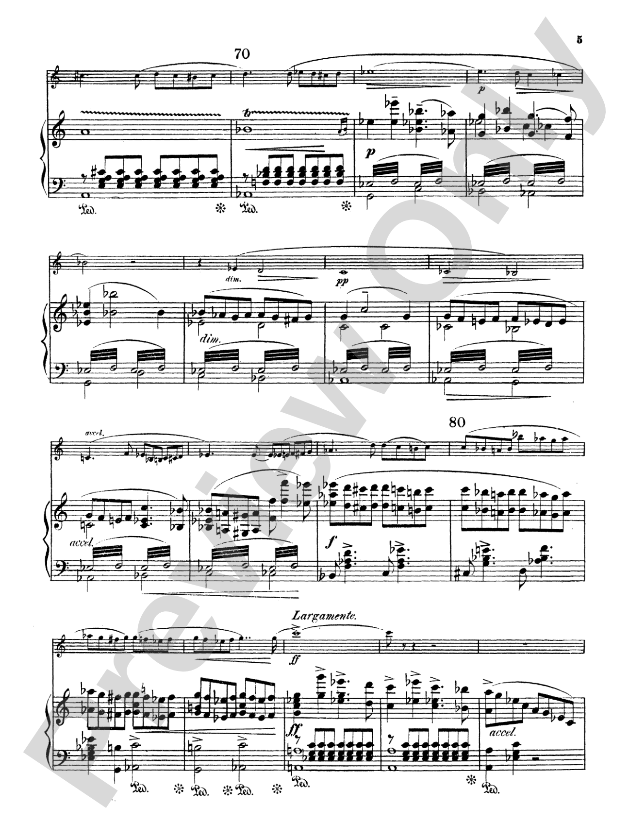 German: Song Without Words: Clarinet Part(s)