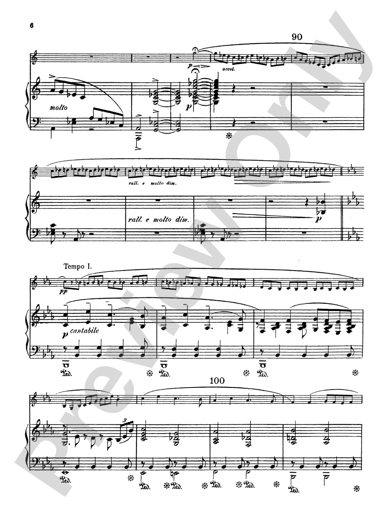 German: Song Without Words: Clarinet Part(s)