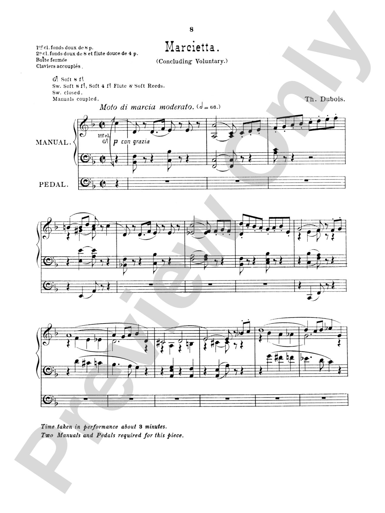 Dubois: Seven Pieces for the Organ