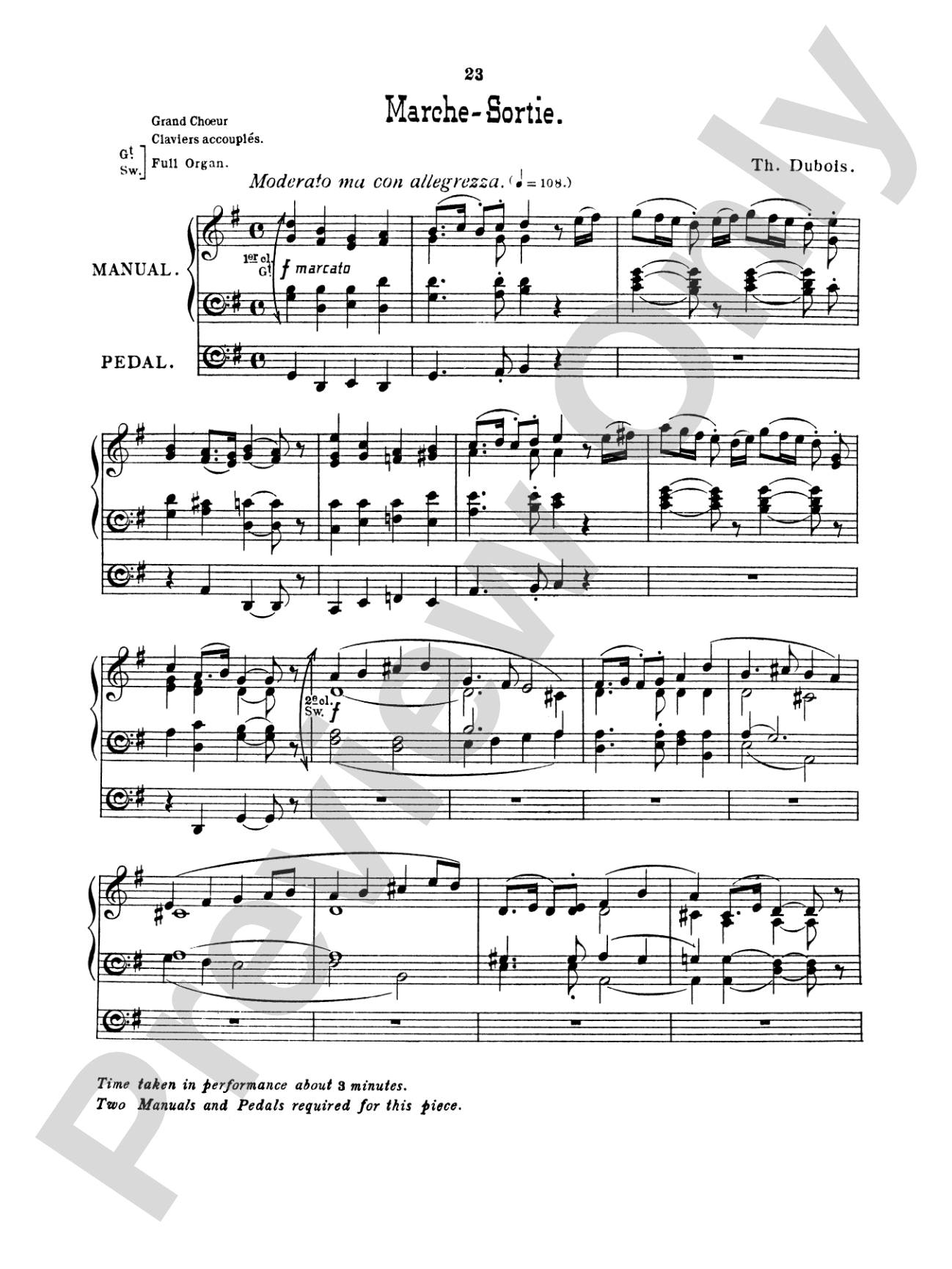 Dubois: Seven Pieces for the Organ