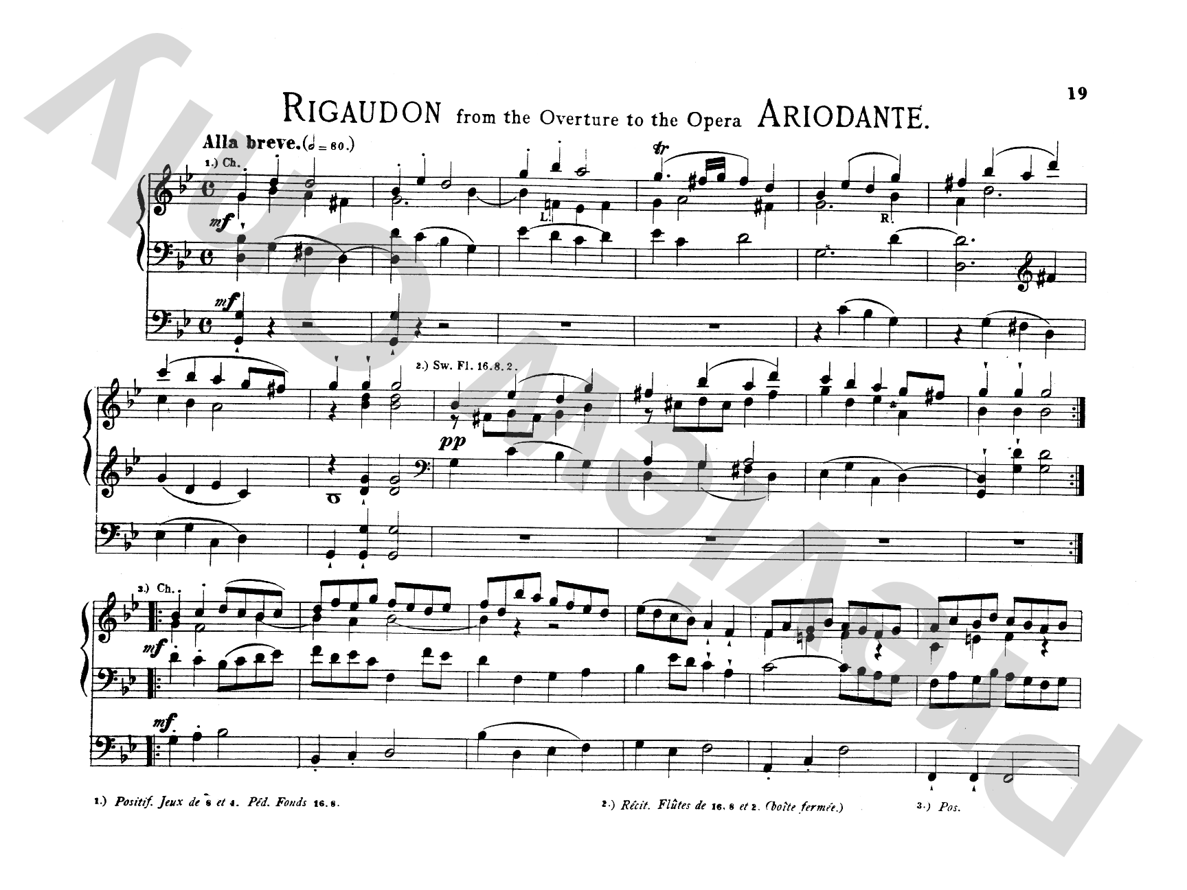 Handel: Extracts from Instrumental Music (Arr. Best), Volume I