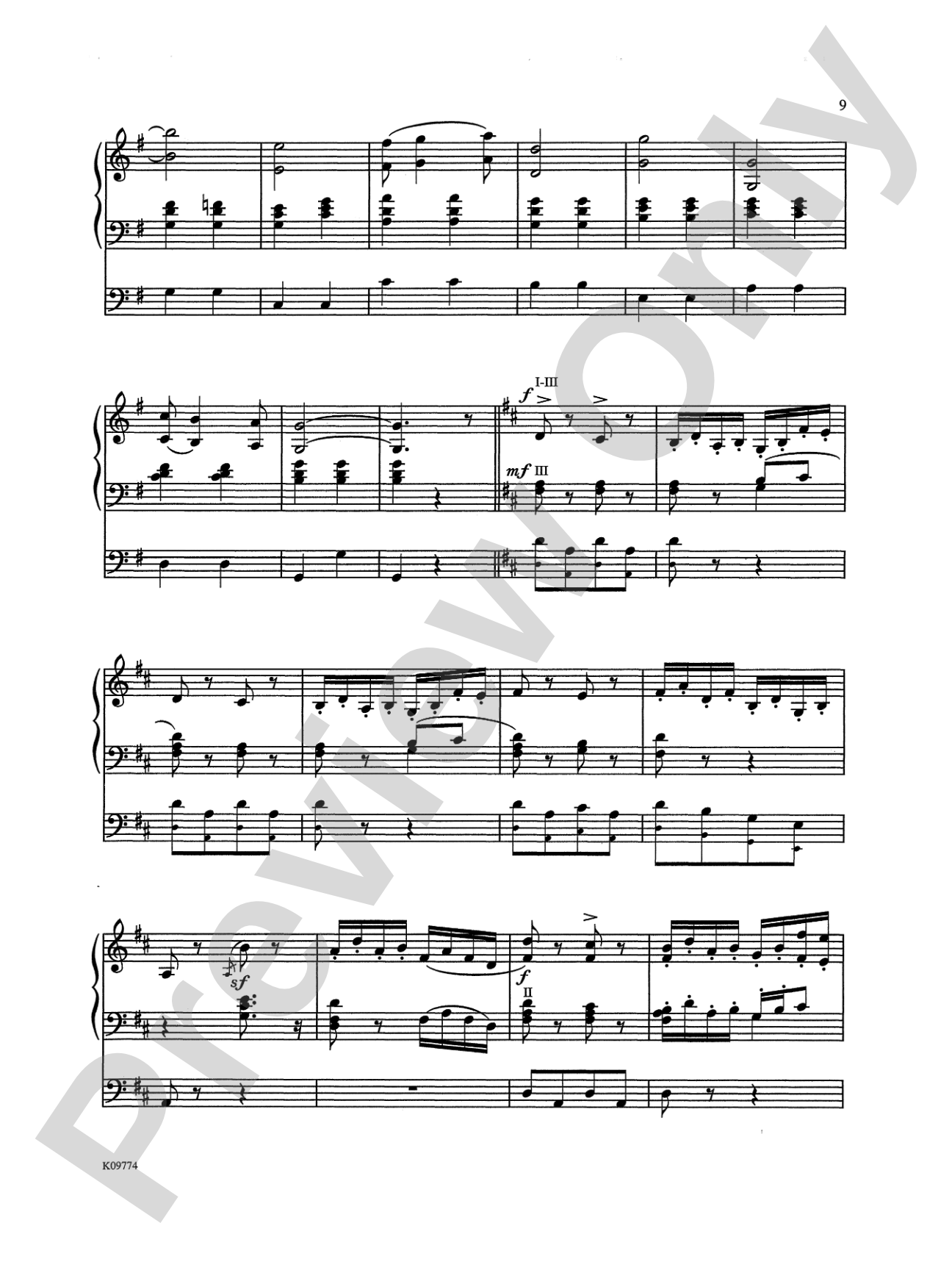 Elgar: Pomp and Circumstance No. 1 in D, Op. 39 (Arr. Edwin Henry Lemare): Organ Sheet