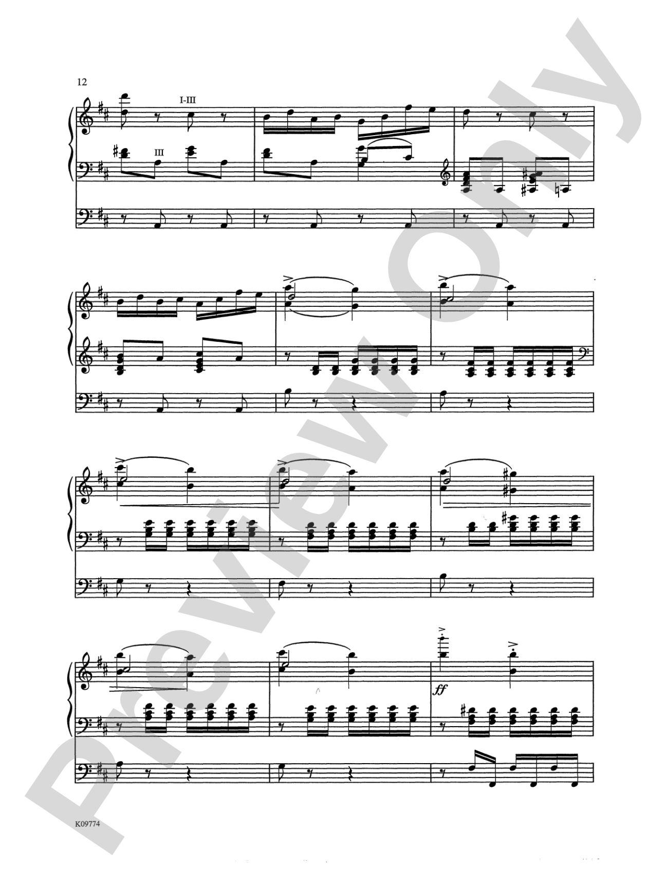 Elgar: Pomp and Circumstance No. 1 in D, Op. 39 (Arr. Edwin Henry Lemare): Organ Sheet