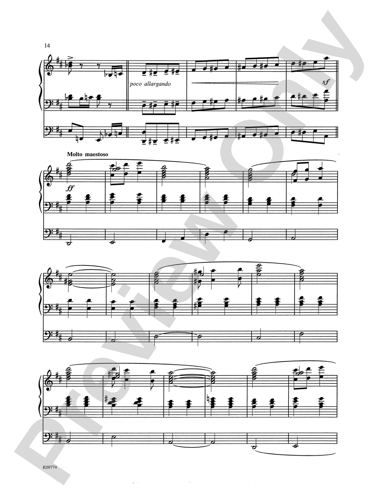 Elgar: Pomp and Circumstance No. 1 in D, Op. 39 (Arr. Edwin Henry Lemare): Organ Sheet