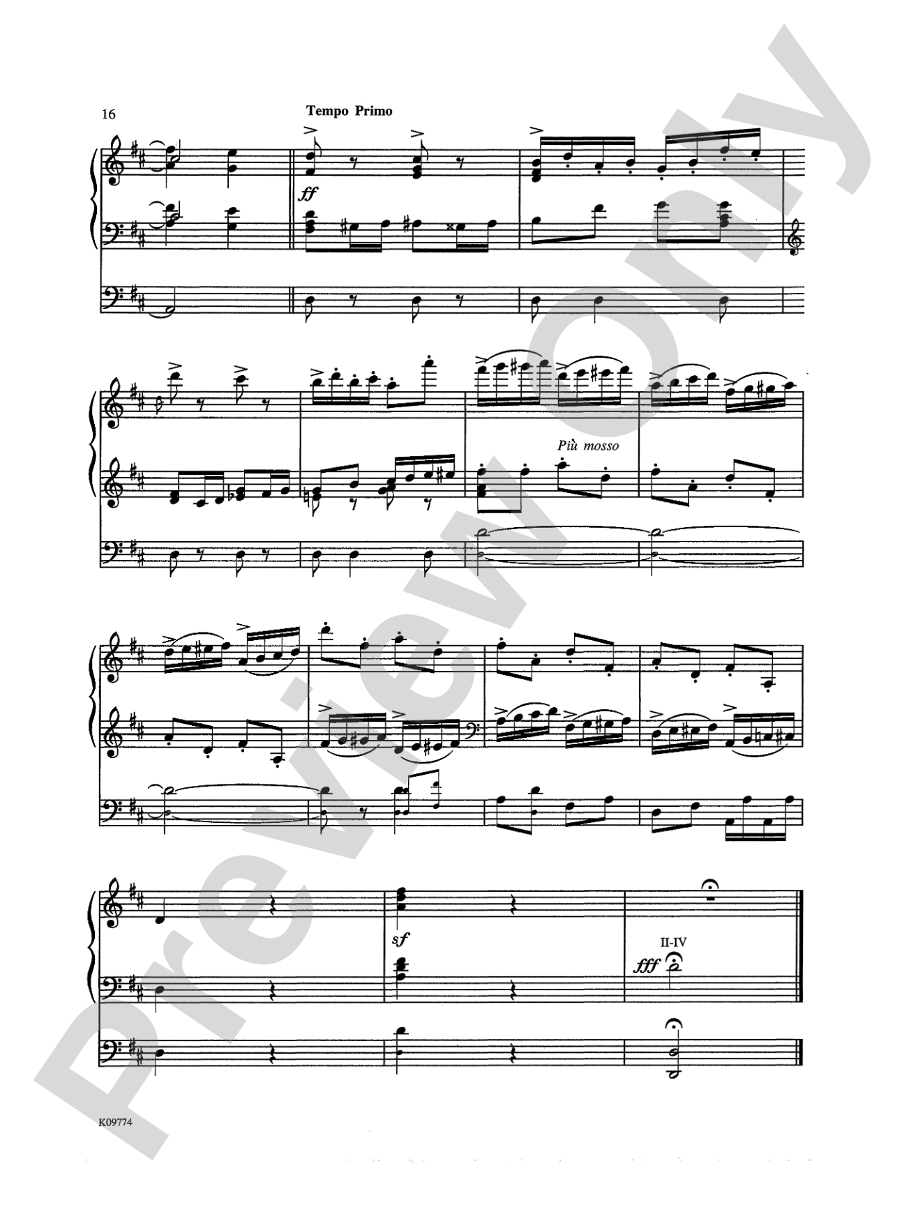 Elgar: Pomp and Circumstance No. 1 in D, Op. 39 (Arr. Edwin Henry Lemare): Organ Sheet