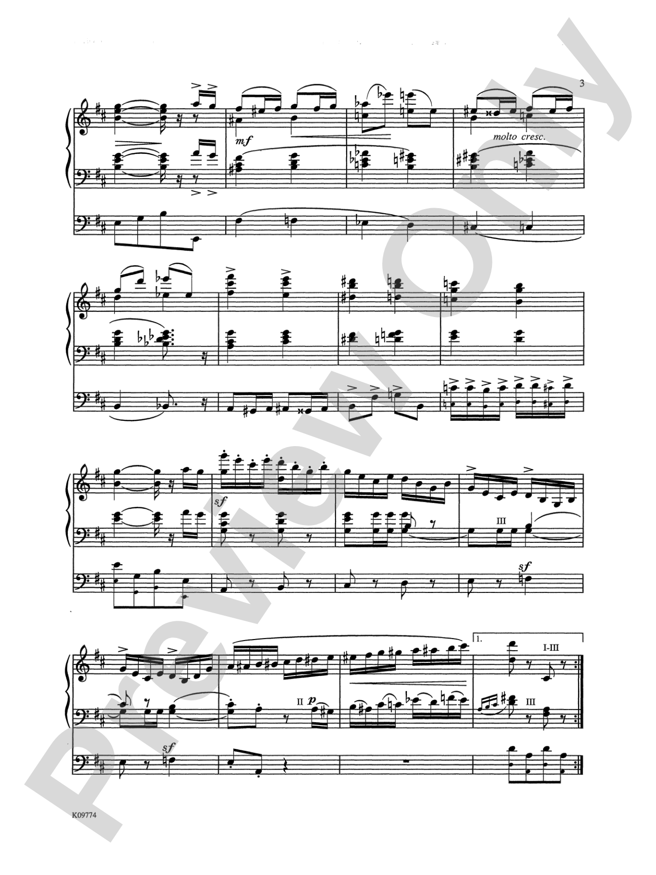 Elgar: Pomp and Circumstance No. 1 in D, Op. 39 (Arr. Edwin Henry Lemare): Organ Sheet