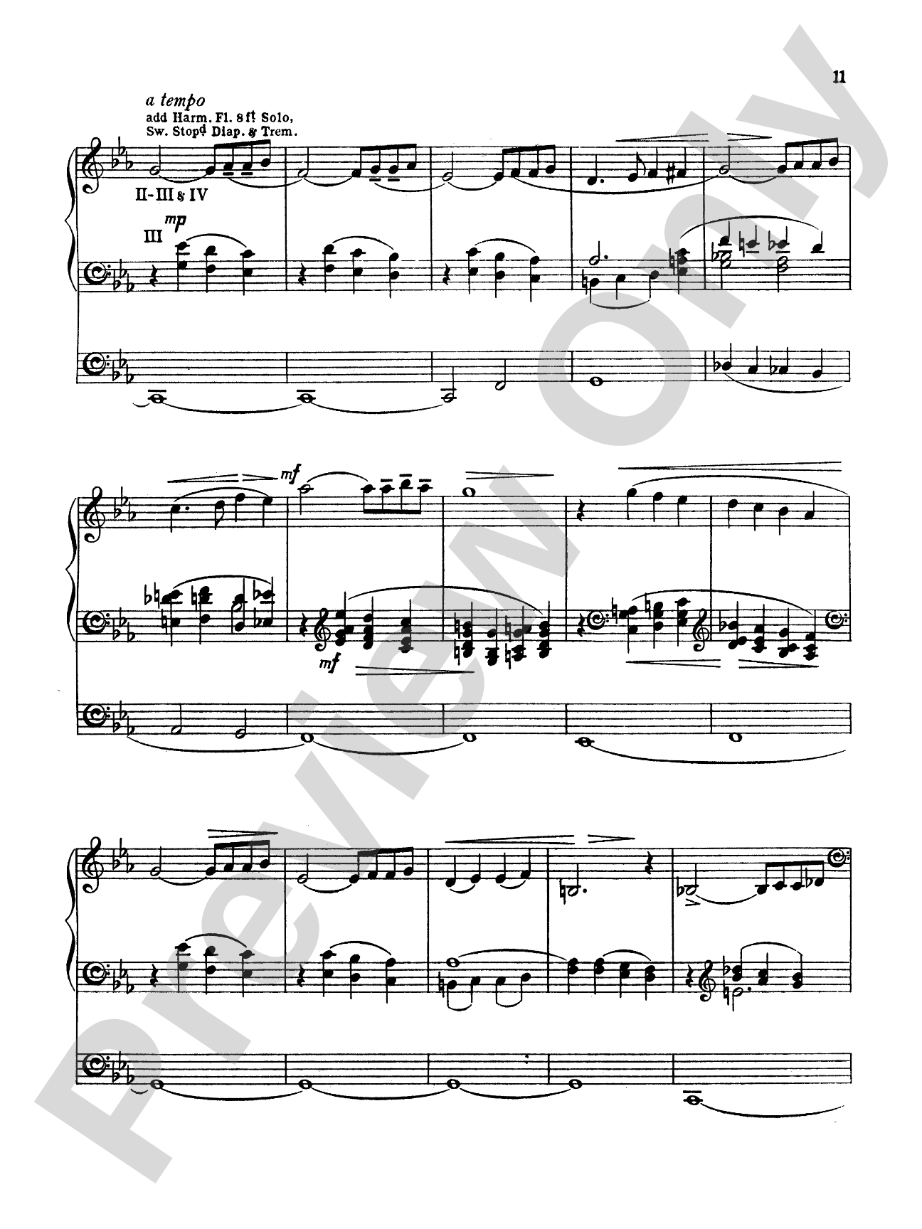 Ireland: Elegiac Romance: Organ Sheet