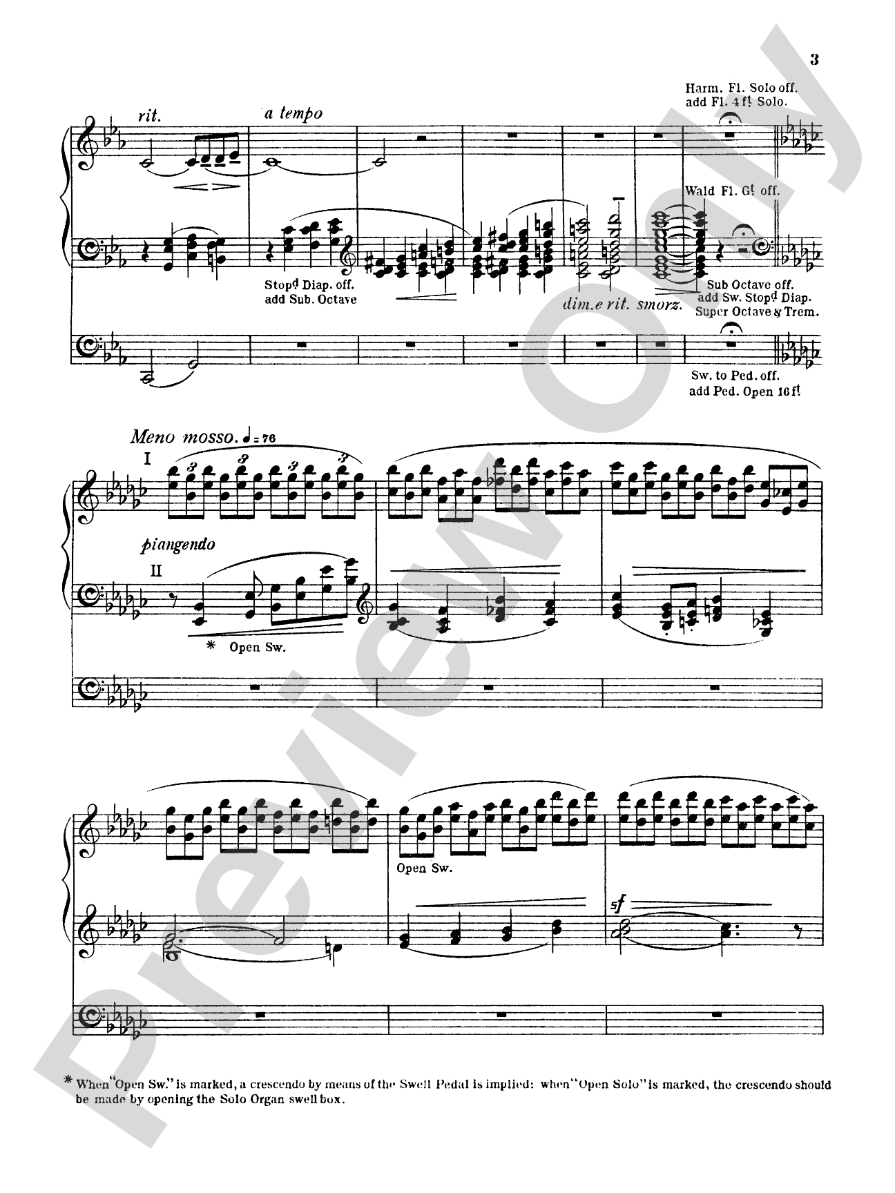 Ireland: Elegiac Romance: Organ Sheet