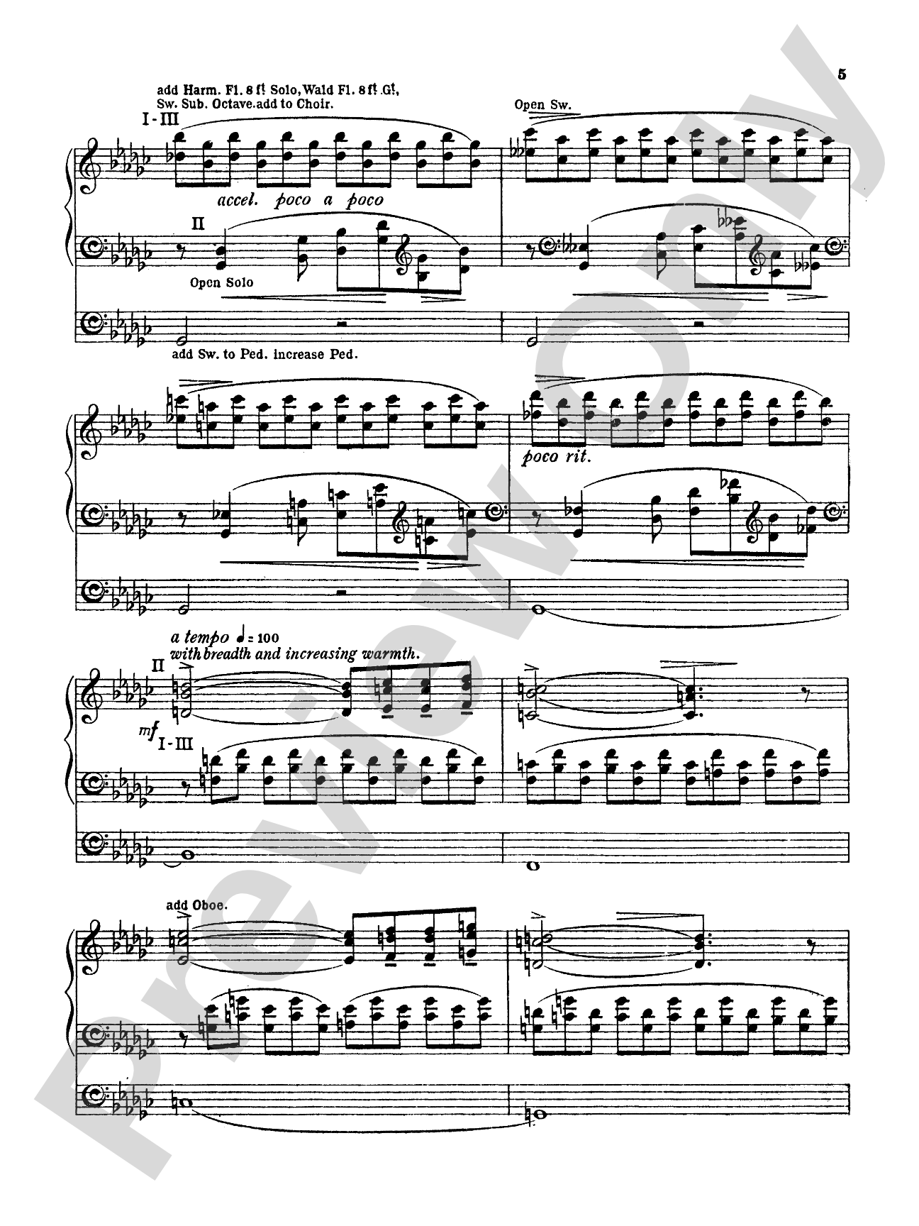 Ireland: Elegiac Romance: Organ Sheet