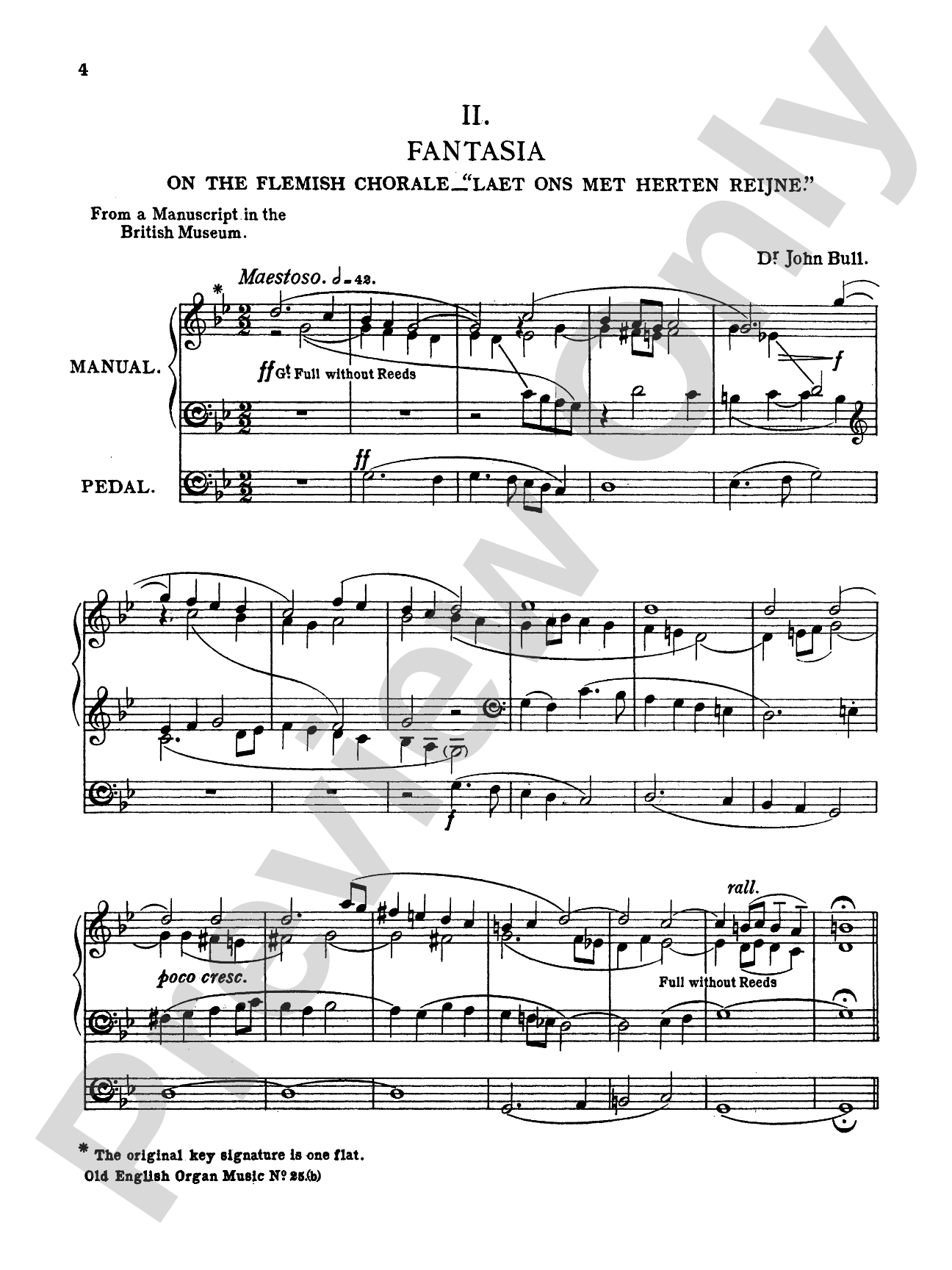 Bull: Two Pieces (Vexilla Regis Prodeunt; Fantasia on the Flemish Chorale "Laet ons Met Herten Reijne")
