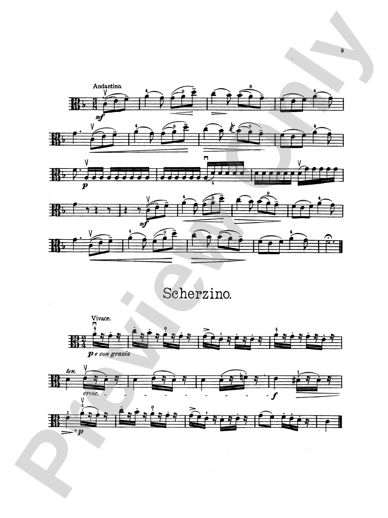 Reinecke: Ten Little Pieces (Petits Morceaux), Op. 122A: Viola Book