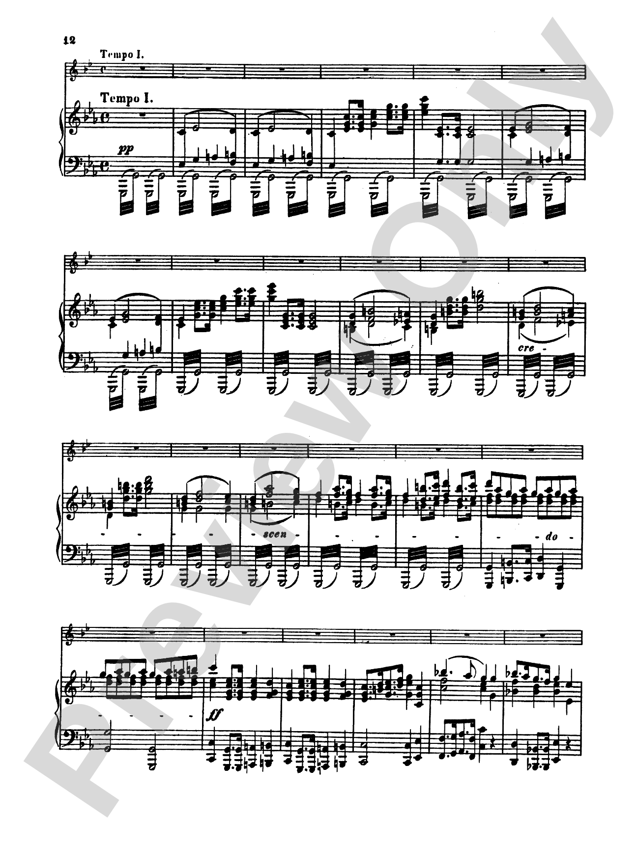 Strauss: Concerto in C Minor, Op. 8: French Horn Part(s)