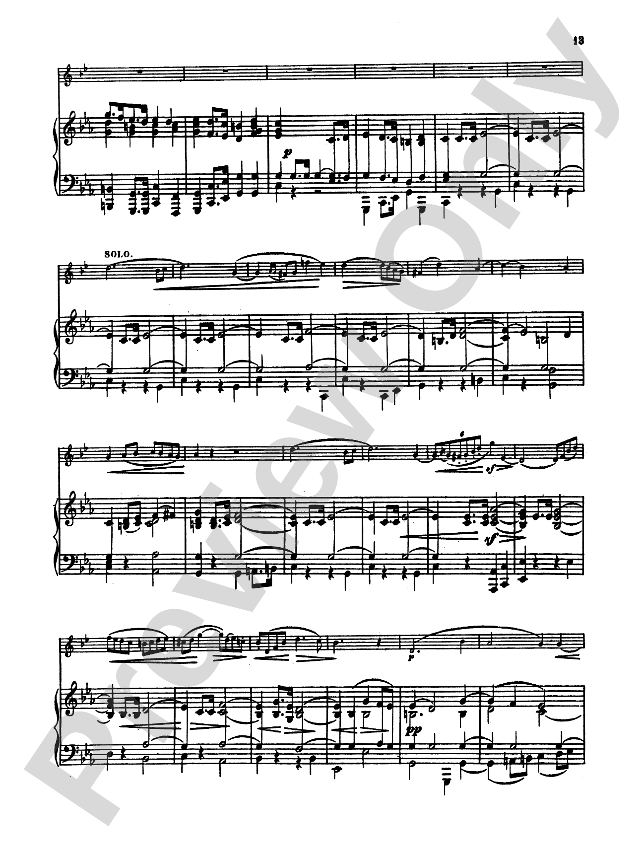 Strauss: Concerto in C Minor, Op. 8: French Horn Part(s)