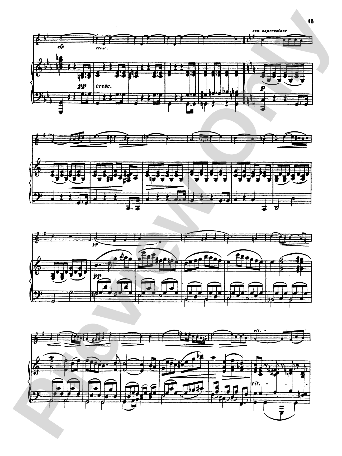 Strauss: Concerto in C Minor, Op. 8: French Horn Part(s)