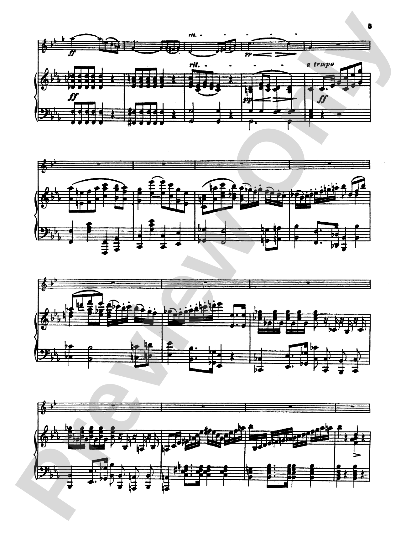 Strauss: Concerto in C Minor, Op. 8: French Horn Part(s)