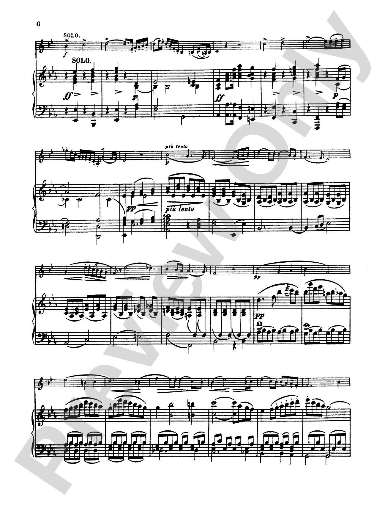 Strauss: Concerto in C Minor, Op. 8: French Horn Part(s)