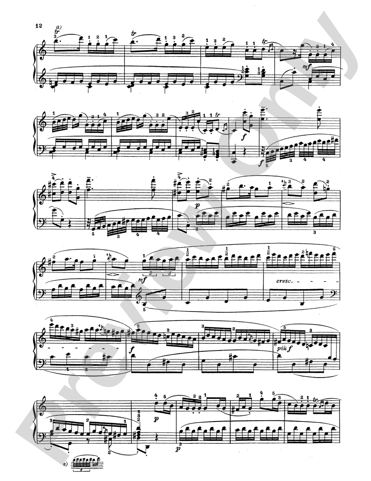 Clementi: Piano Sonatas, (Volume I): Piano Book