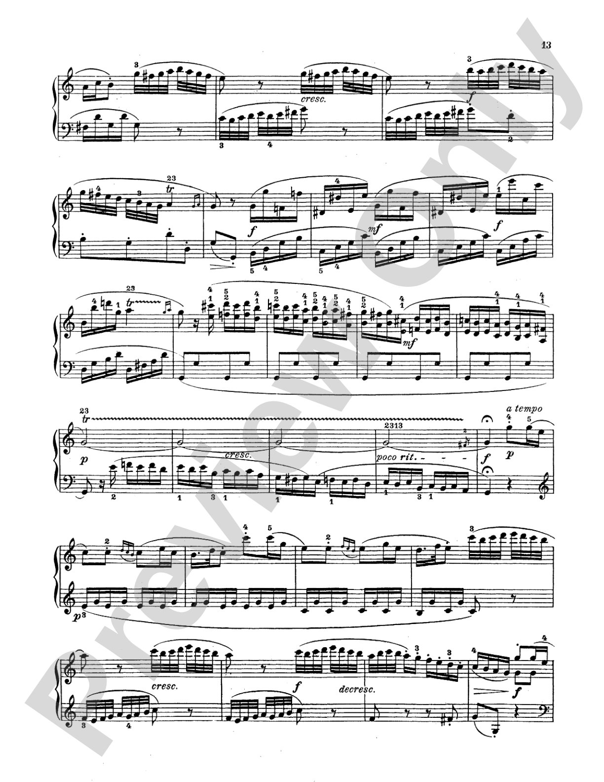 Clementi: Piano Sonatas, (Volume I): Piano Book